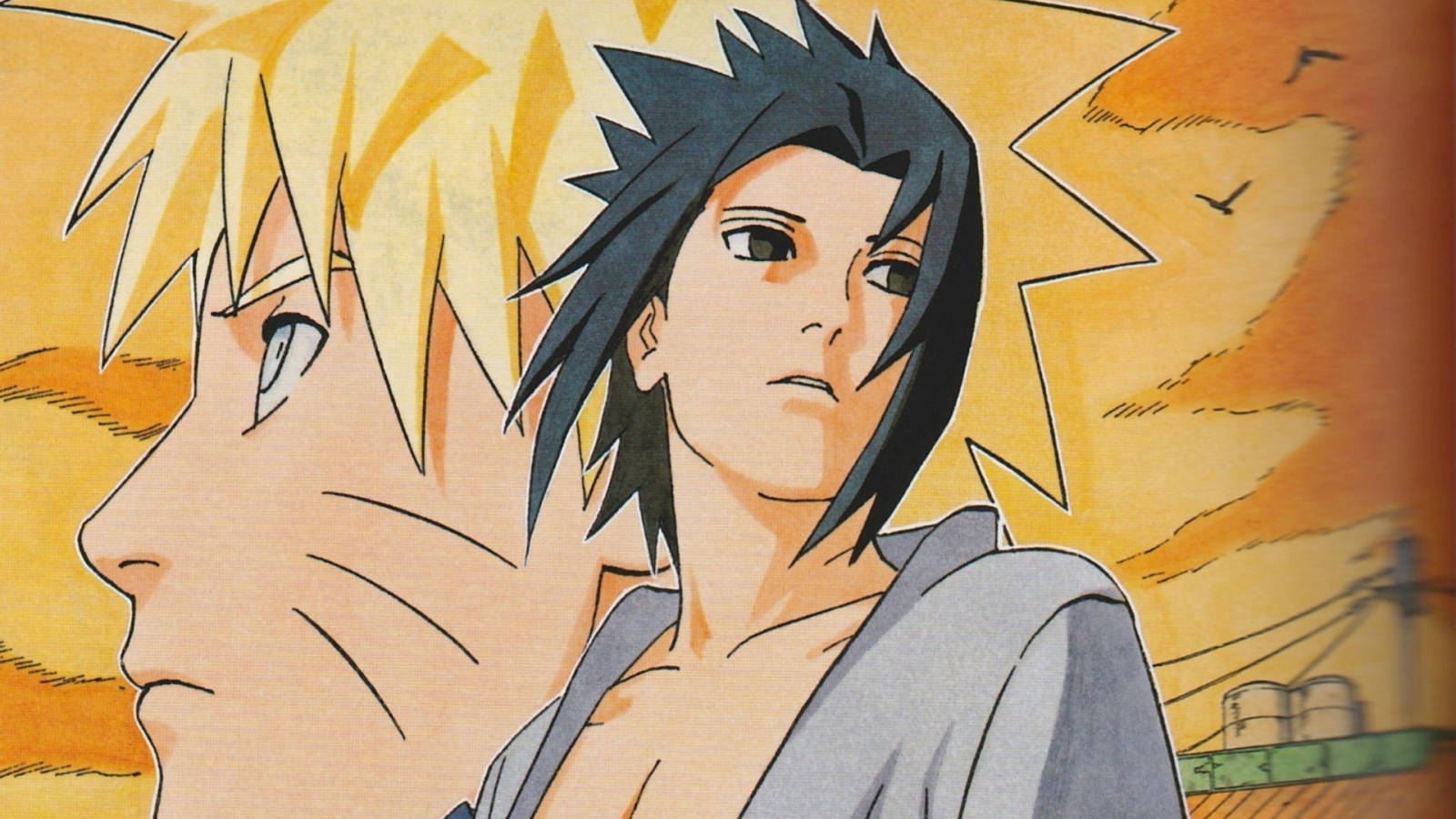 Naruto ja Sasuke piirros Taustakuvat