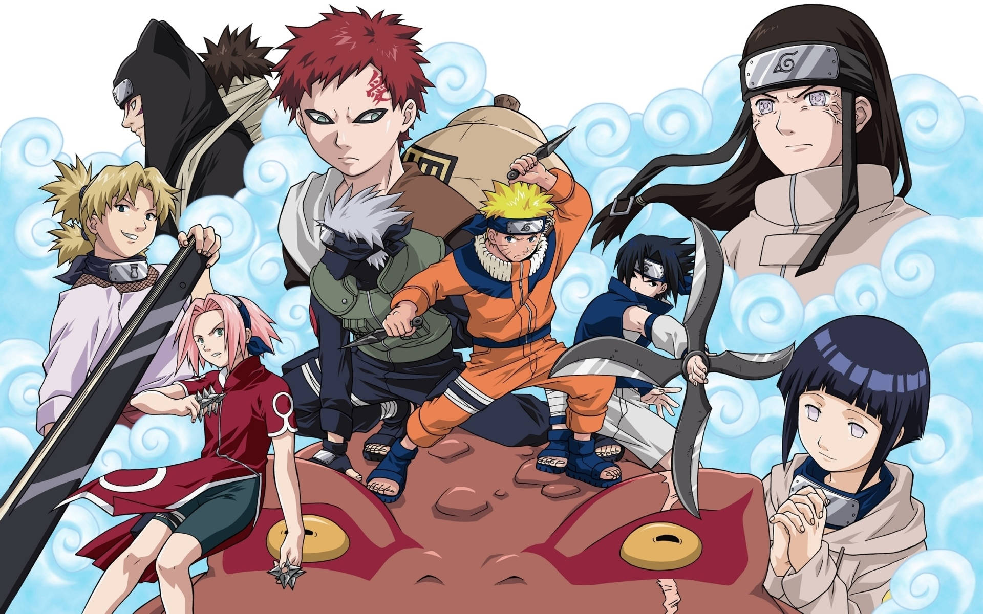 Naruto-juliste Chunin-koe Taustakuvat