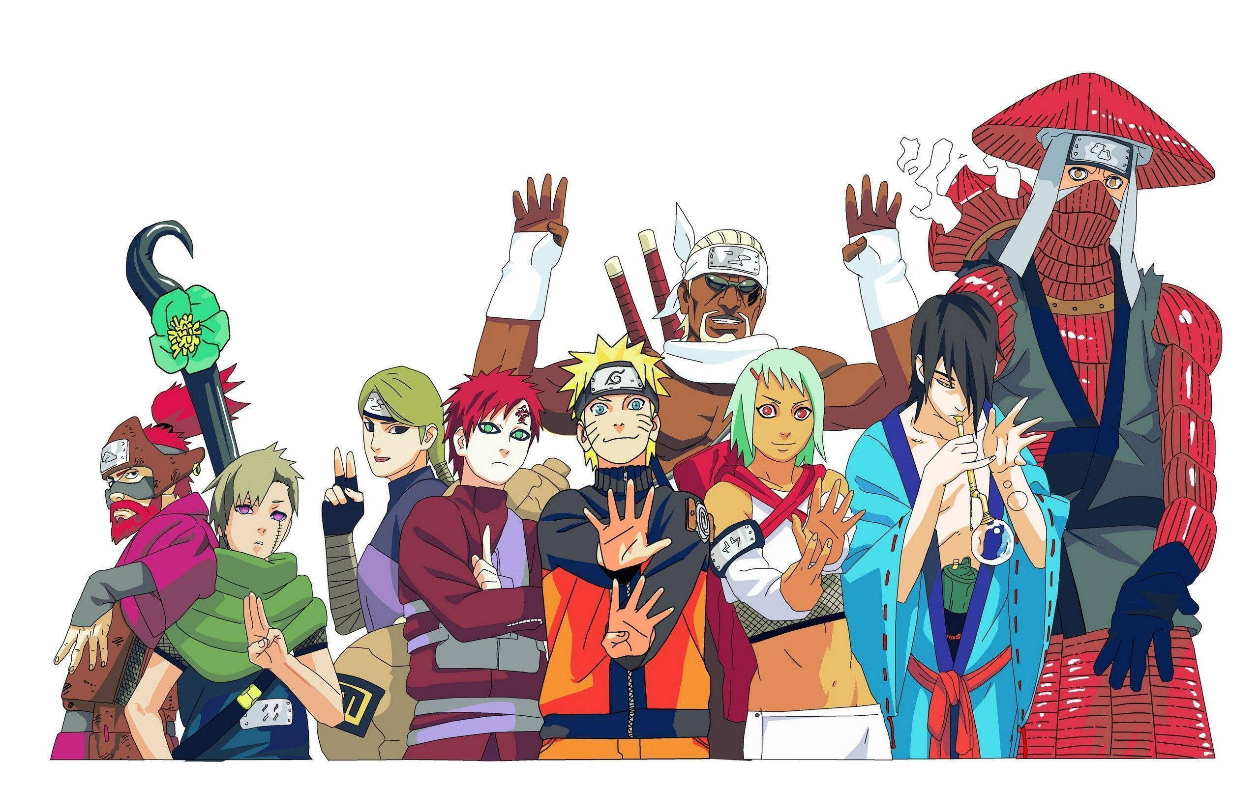 Naruto-juliste Jinchuriki Taustakuvat