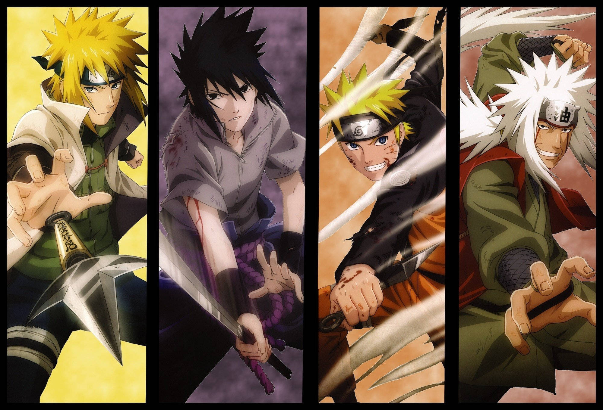 Naruto-juliste ja muut ninjat Taustakuvat