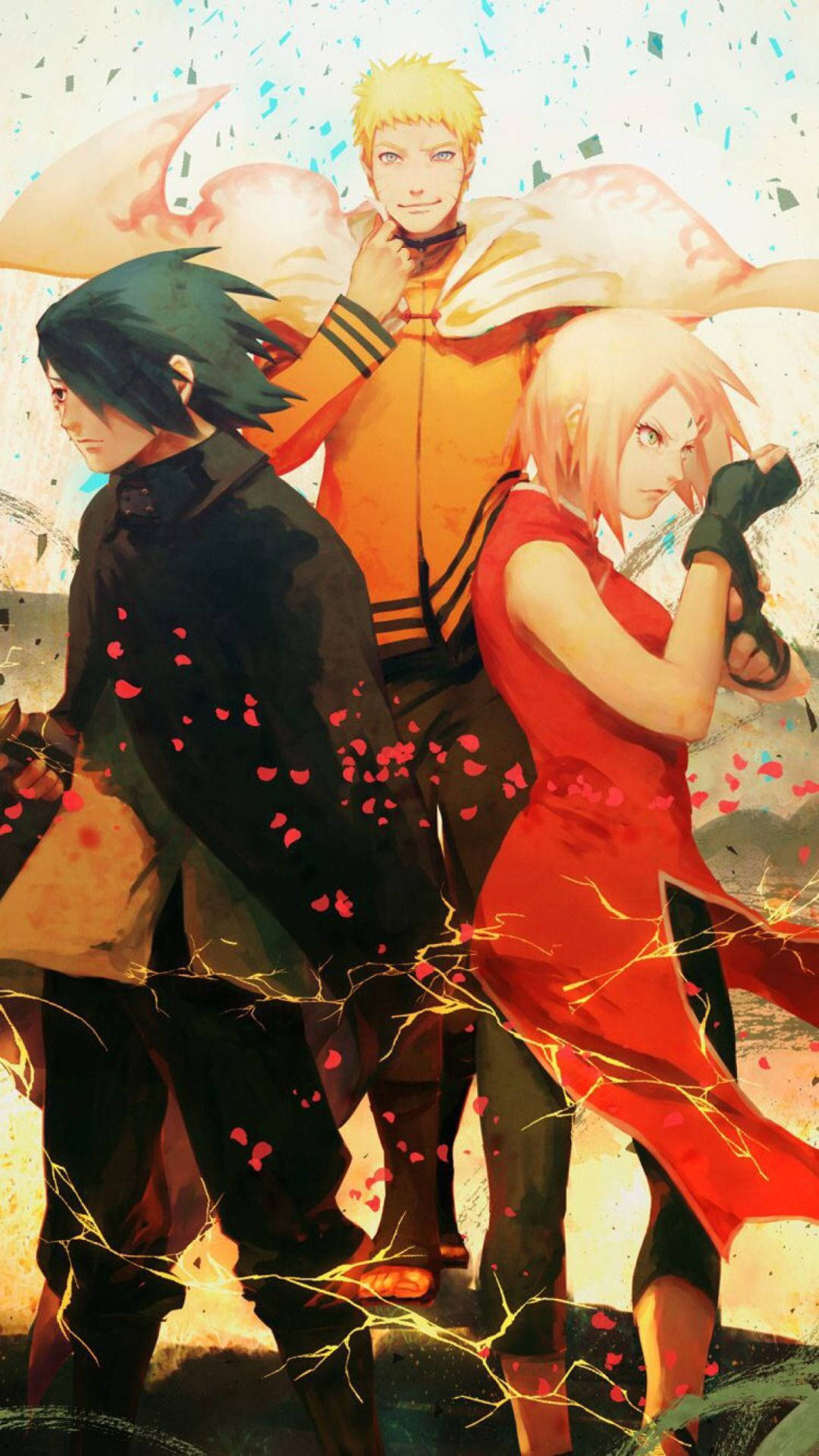 Naruto-julistetaideteos Taustakuvat