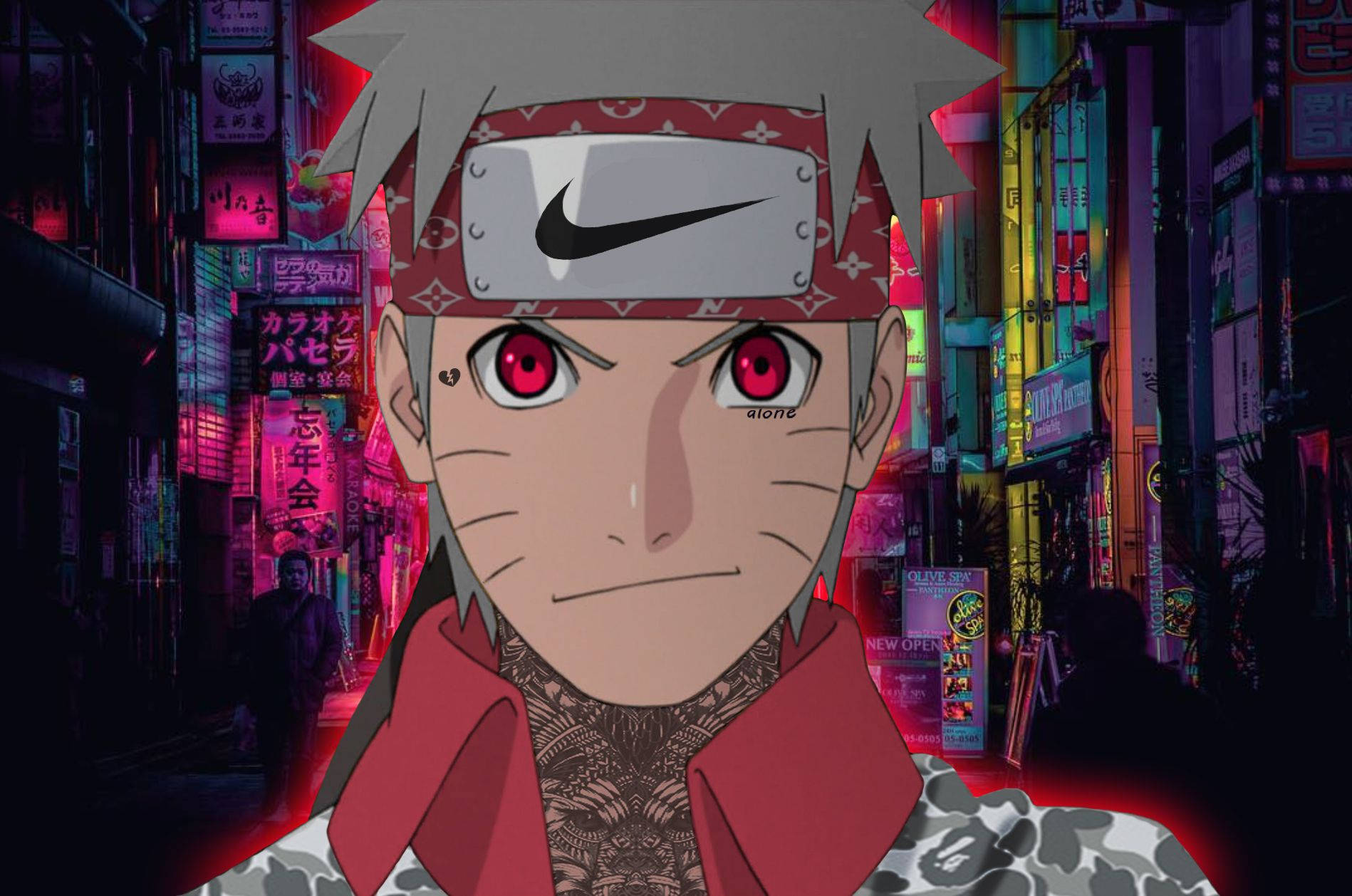 Naruto kaupunkityylillä ja swagilla Taustakuvat