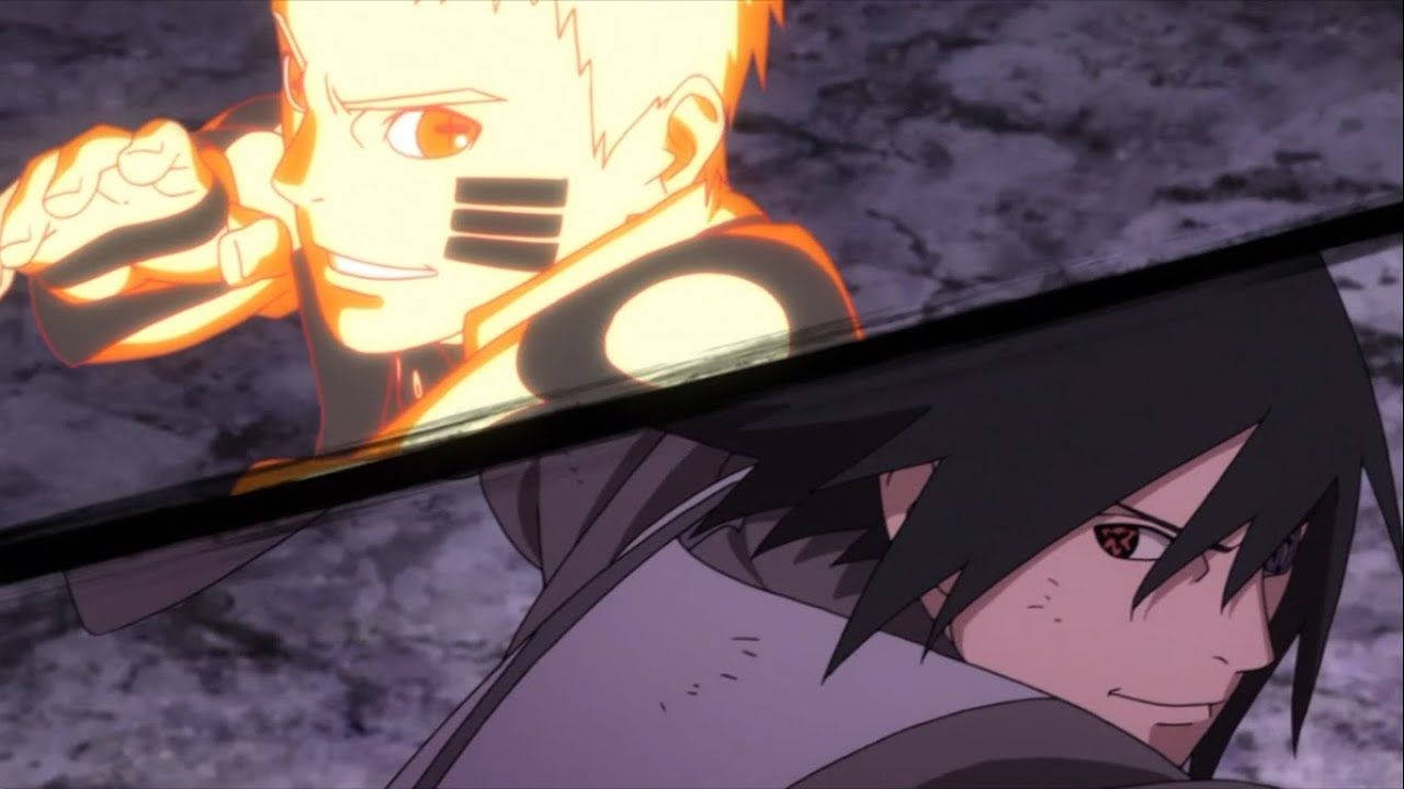 Naruto Live Sasuke-taistelu jaettu näyttö Taustakuvat