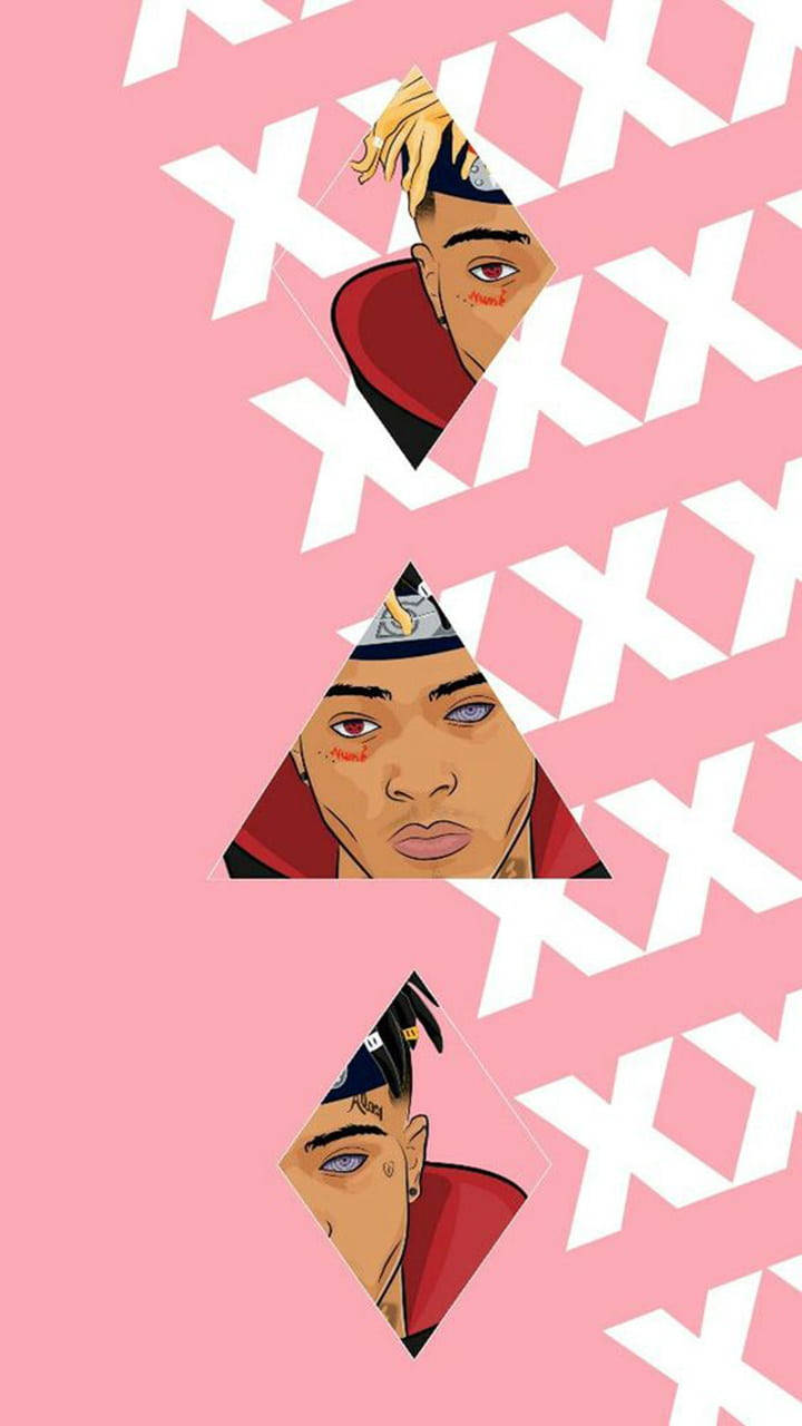 Naruto Live XXXTentacion Taideteos Pink Estetiikka