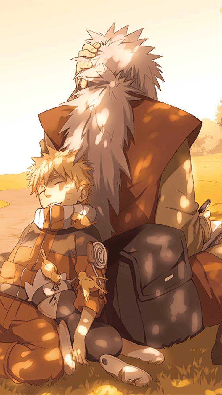 Naruto-puhelin Jiraiyan kanssa Taustakuvat