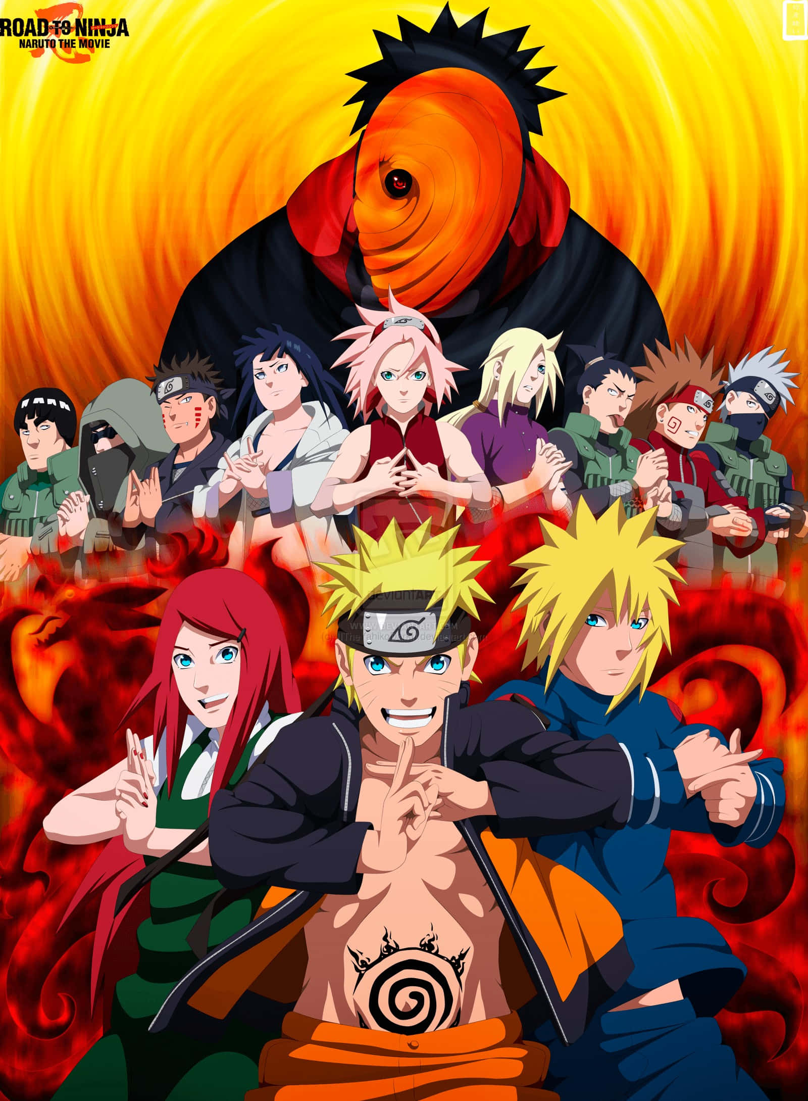 Naruto Shippuden -elokuva Road To Ninja -manga Taustakuvat