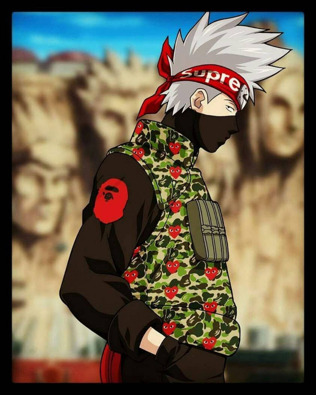 Naruto Swag Kakashi Sotilastakki Taustakuvat