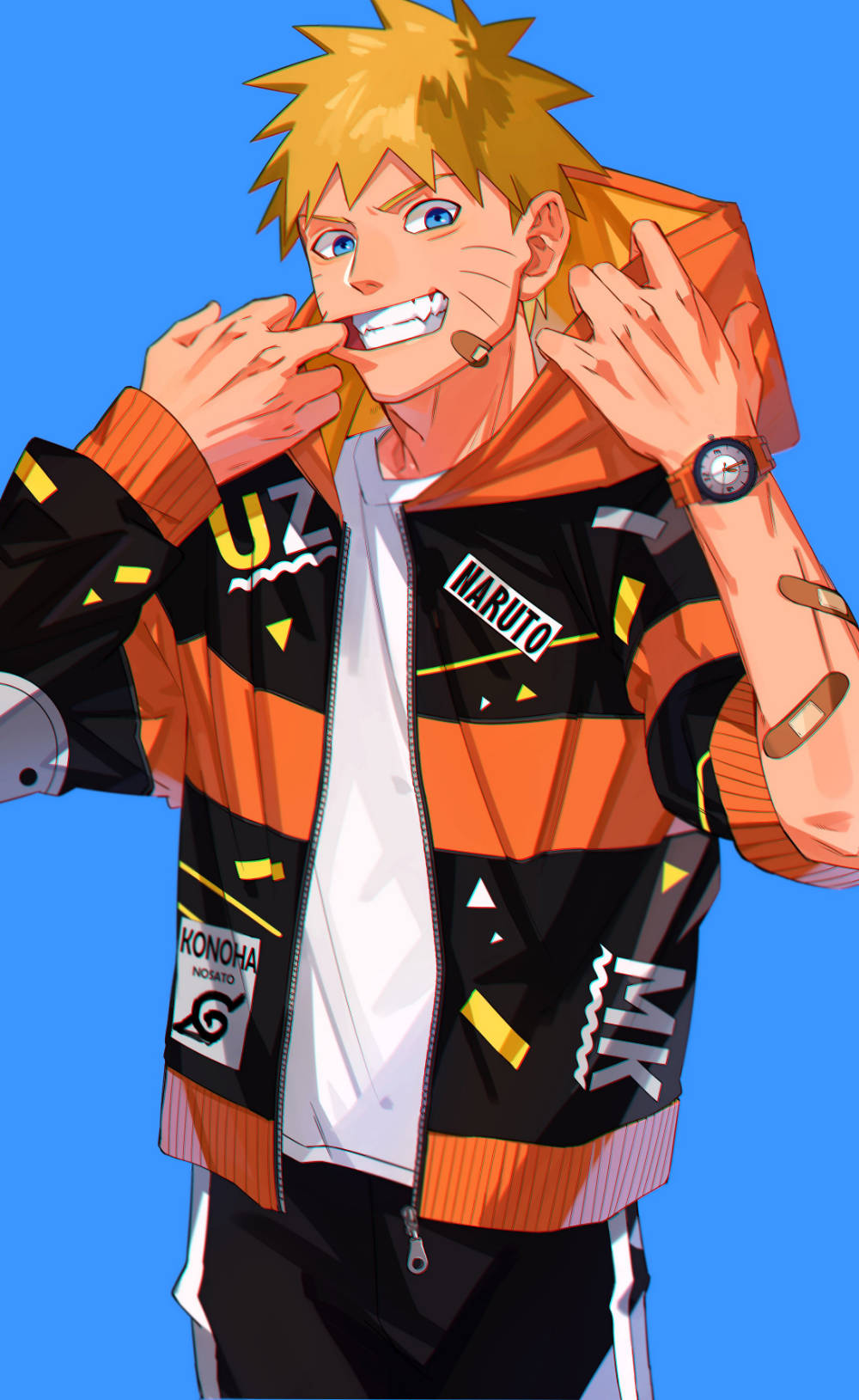 Naruto Swag -tyylikatuvaatteissa huppari päällä Taustakuvat