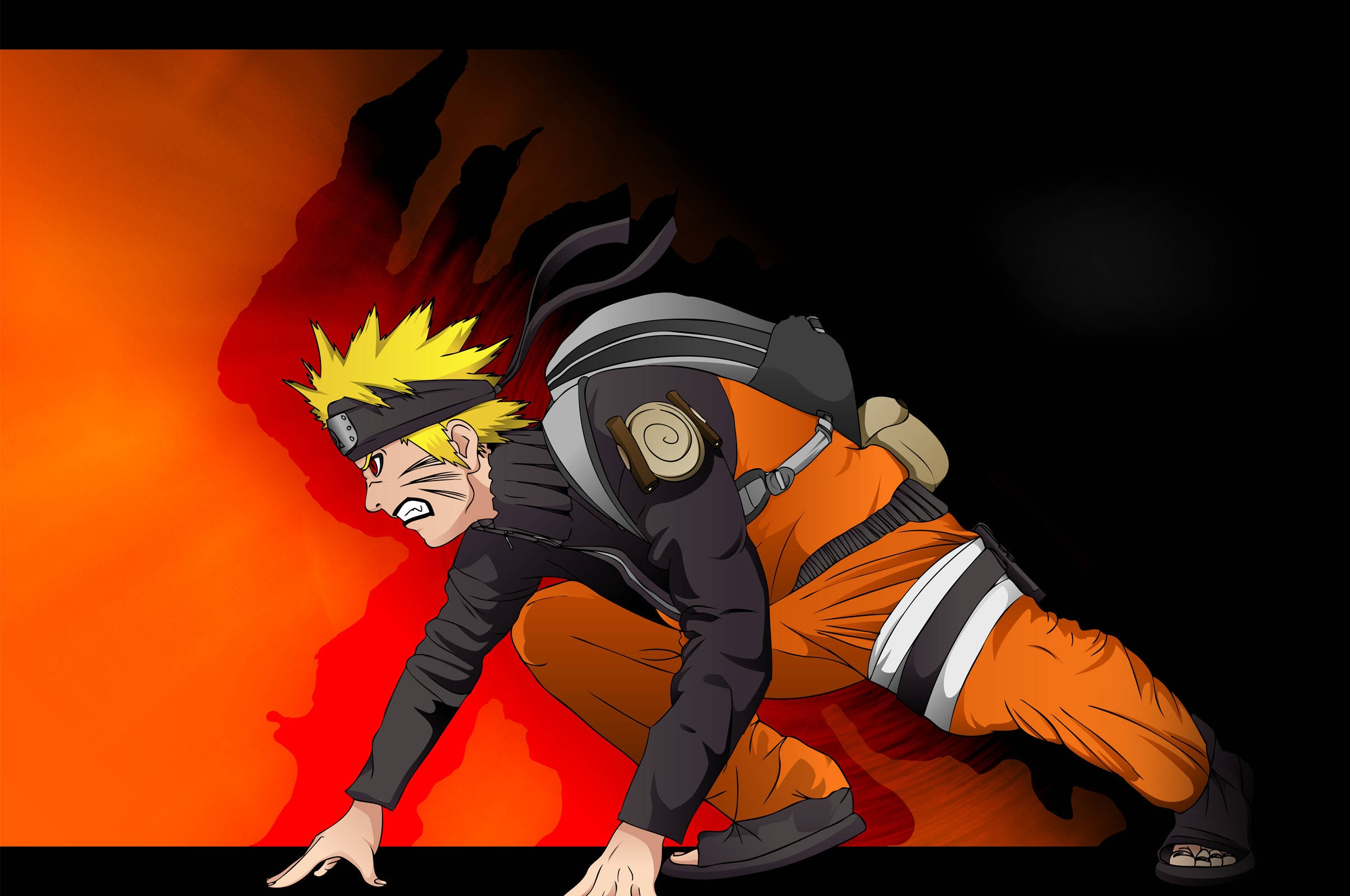 Naruto Taisteluasento Juliste Taustakuvat