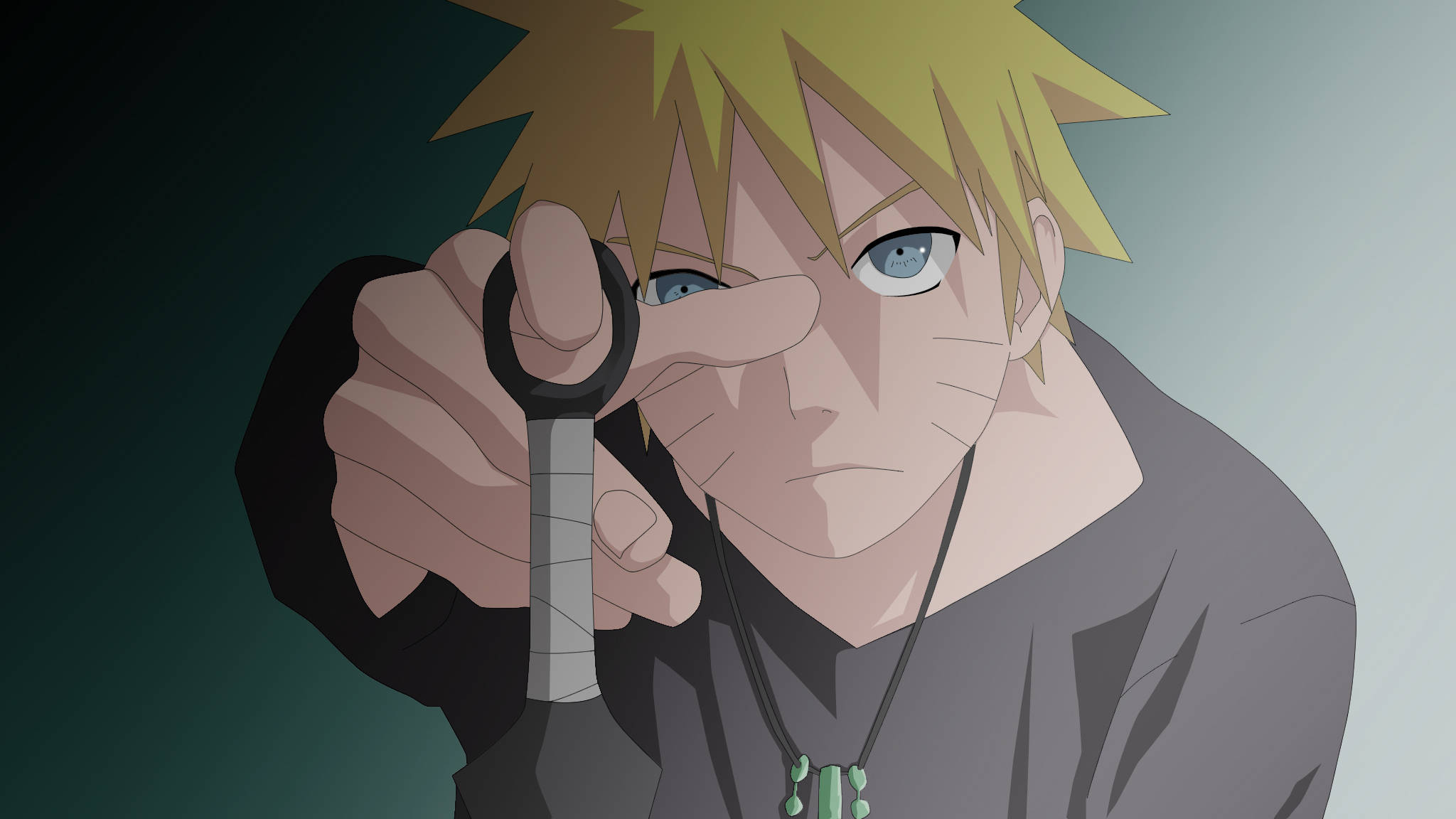 Naruto Uzumaki Ensimmäisen Hokagen Kaulakoru Taustakuvat