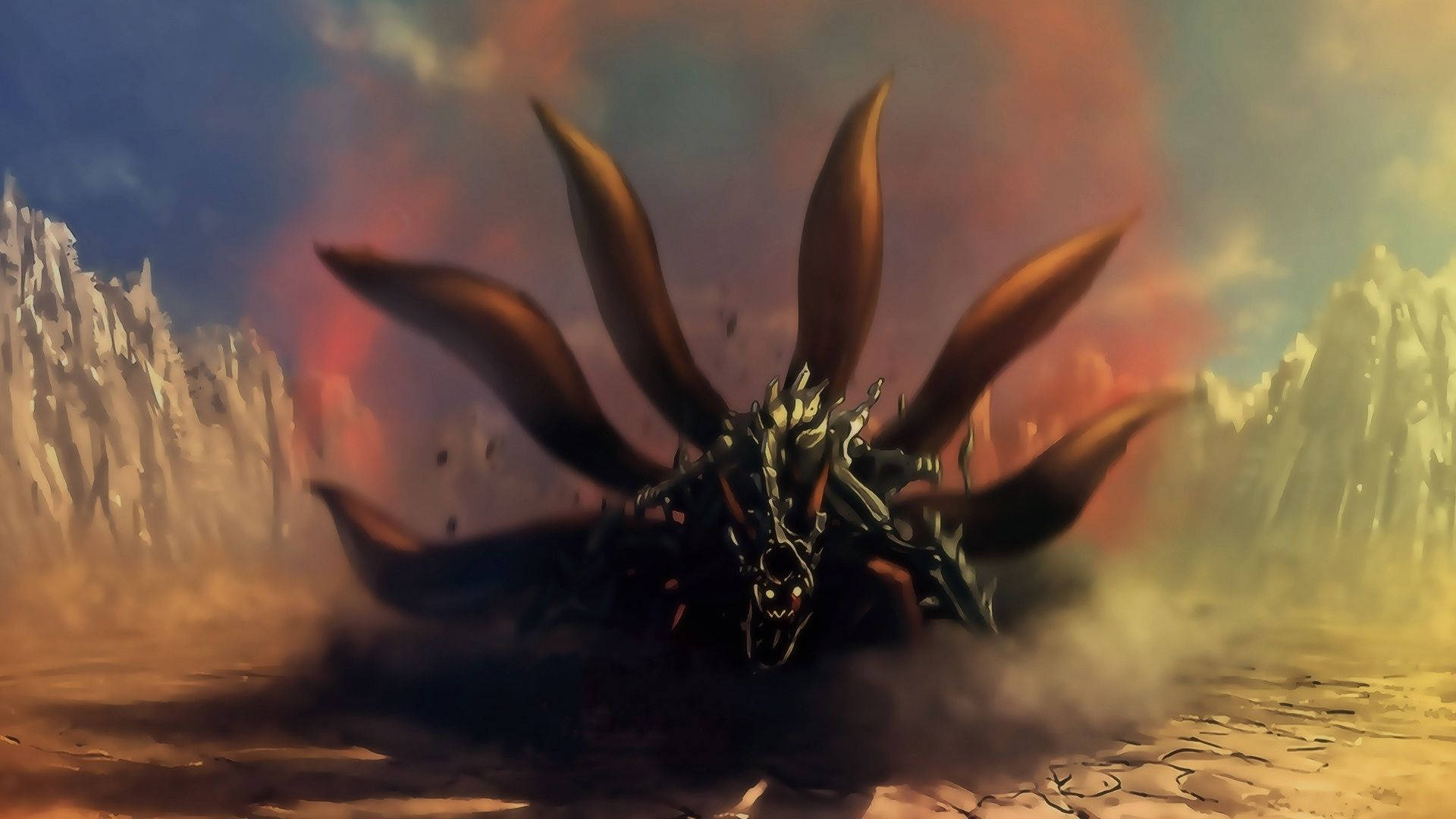 Naruto Uzumaki hallitsematon Bijuu-tila Taustakuvat