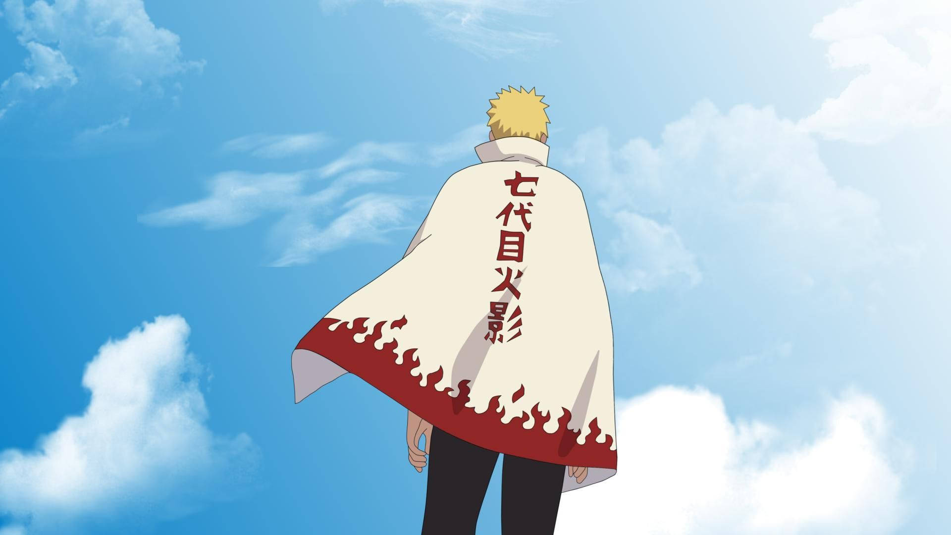 Naruto Uzumaki Hokage-asussa Taustakuvat