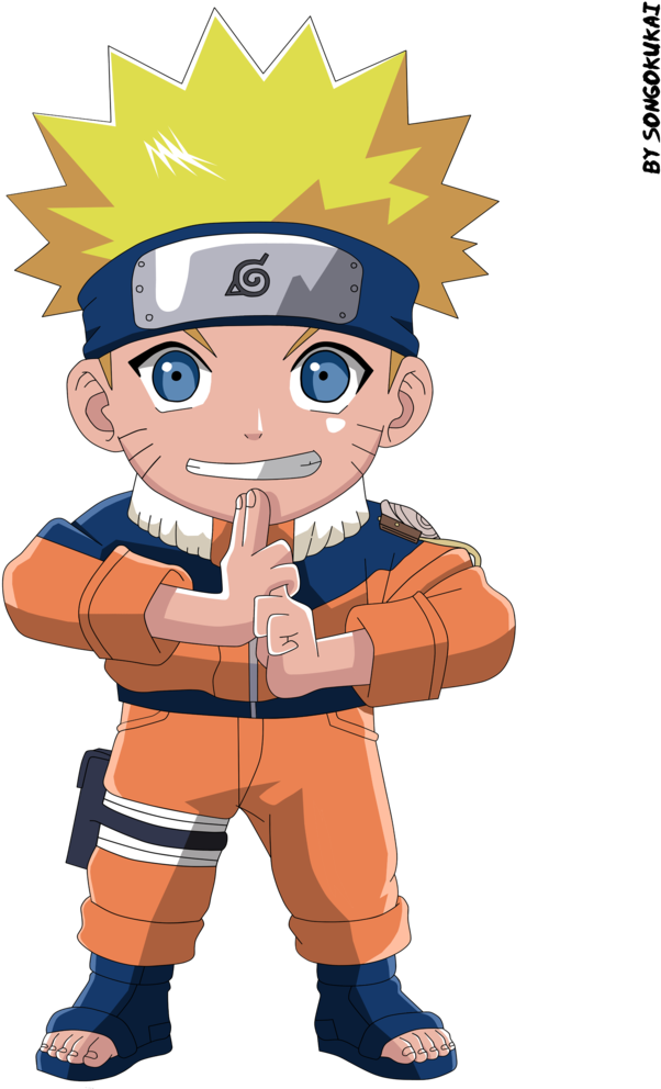 Naruto Uzumaki - sormi huulilla -poseeraus Taustakuvat