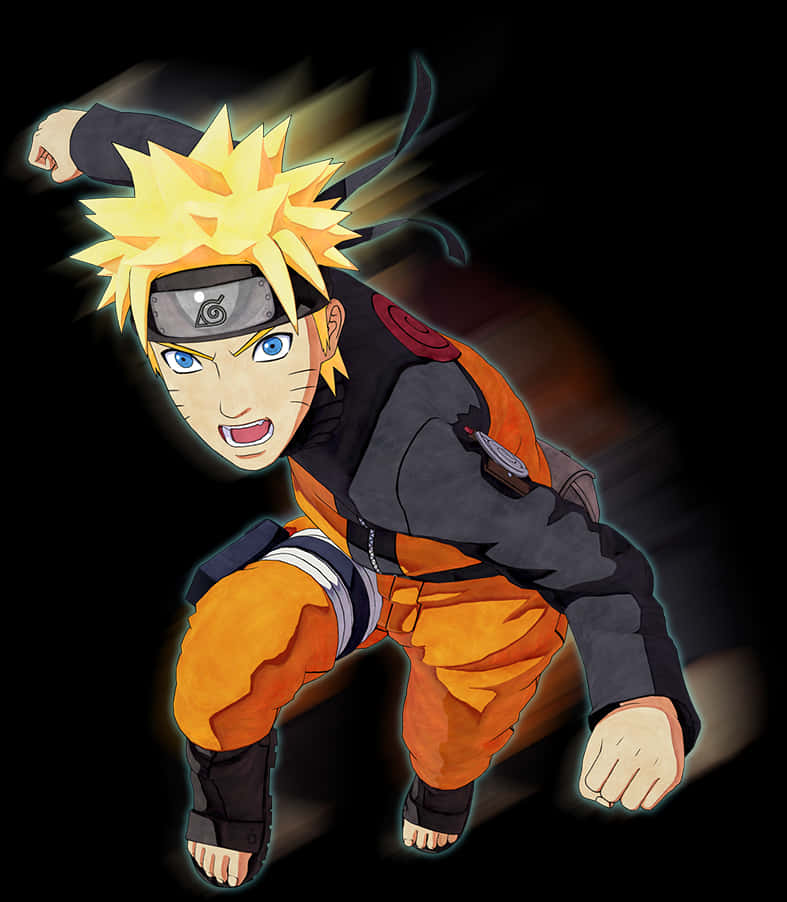 Naruto Uzumaki toimintaposeeraus Taustakuvat