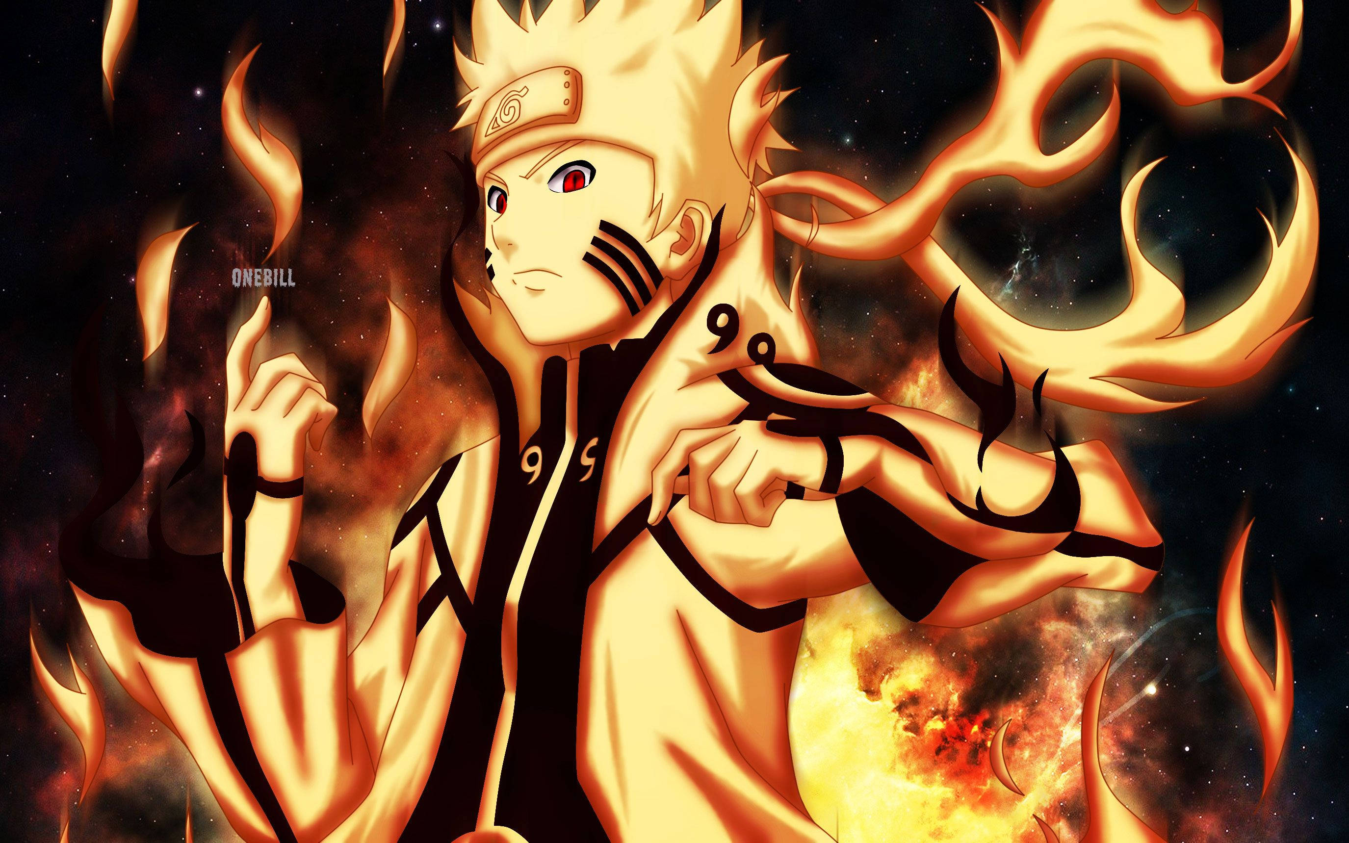 Naruto vapauttaa voimakkaan yhdeksänhäntäisen demoniketun! Taustakuvat