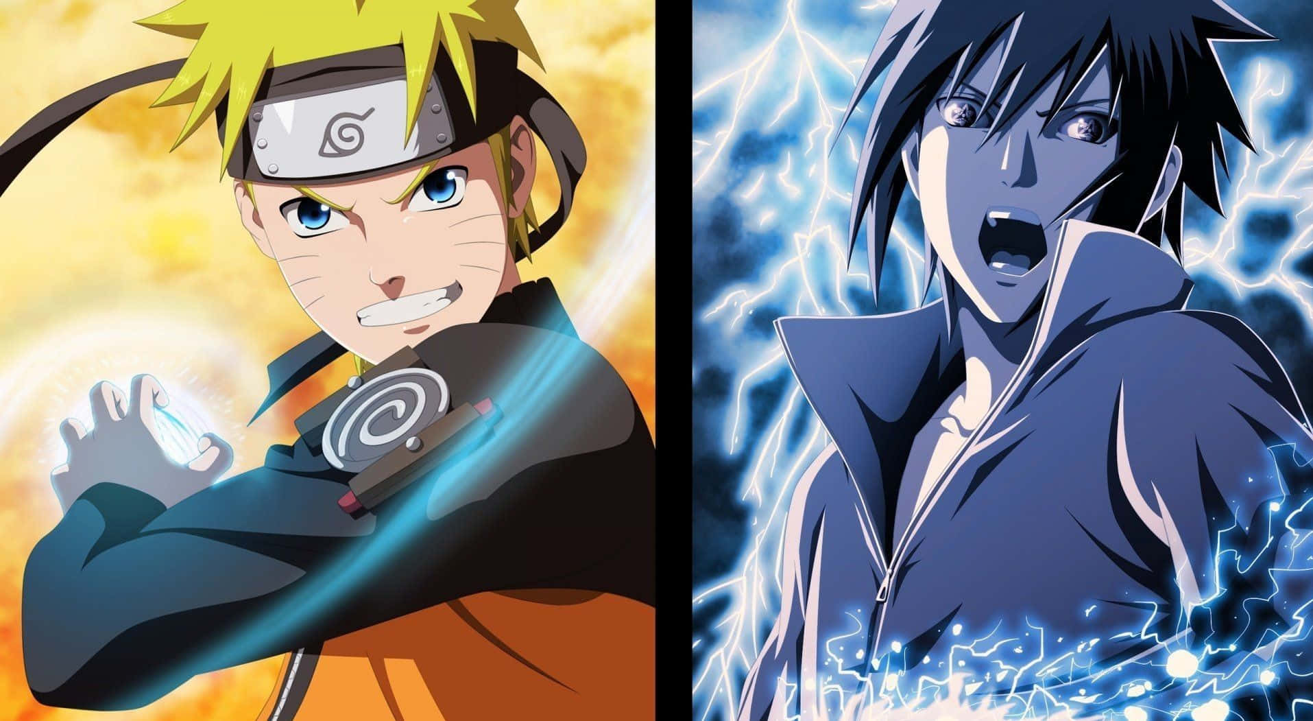Naruto vastaan Sasuke Manga Anime Taustakuvat