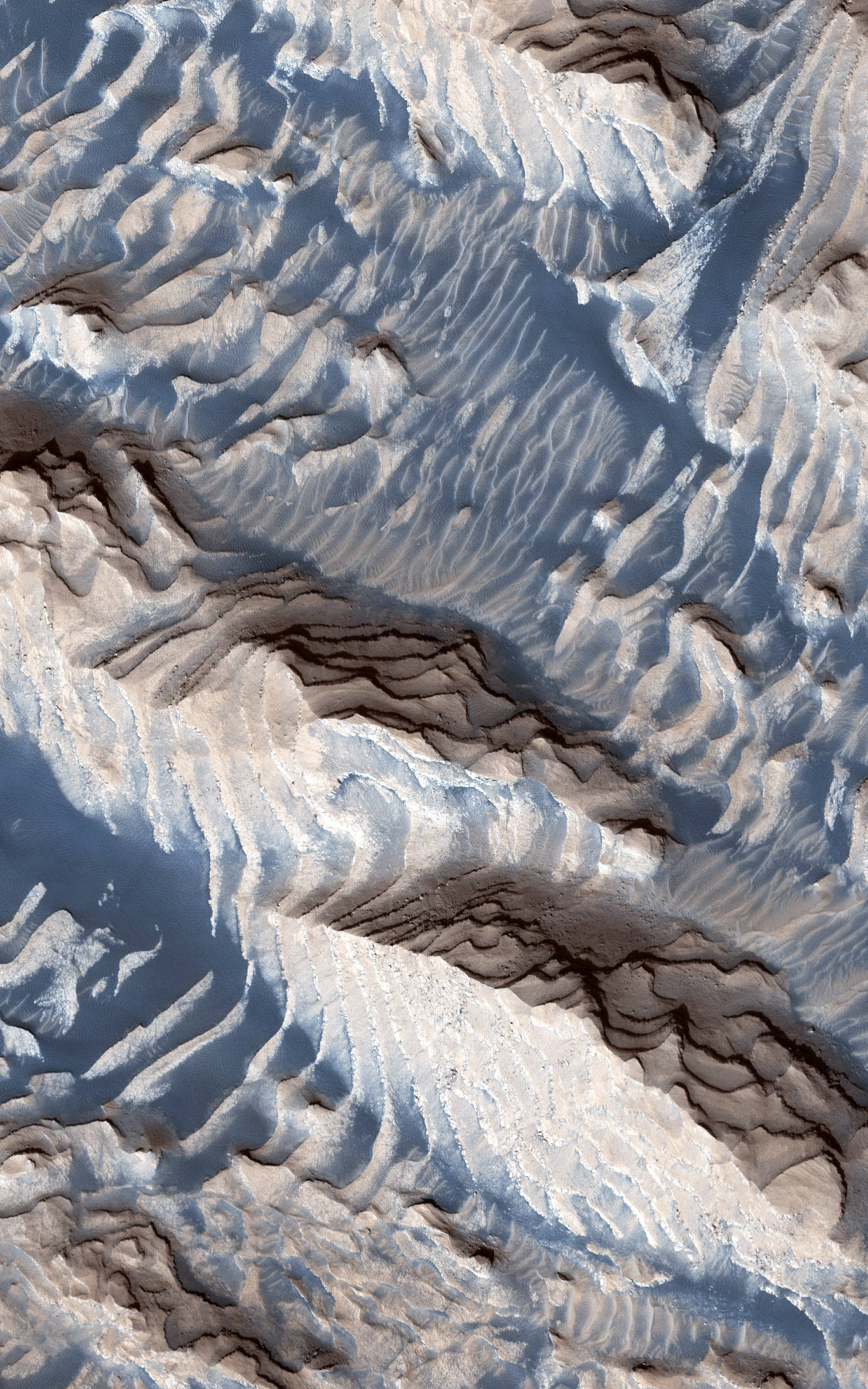 NASA iPhone Mars-vuoret Taustakuvat