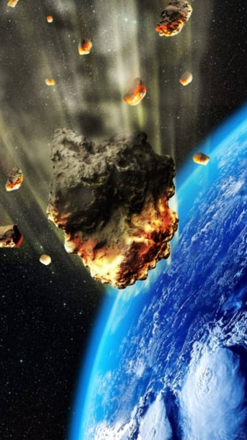 NASA:n iPhonella kuvaama putoava meteoriitti Taustakuvat