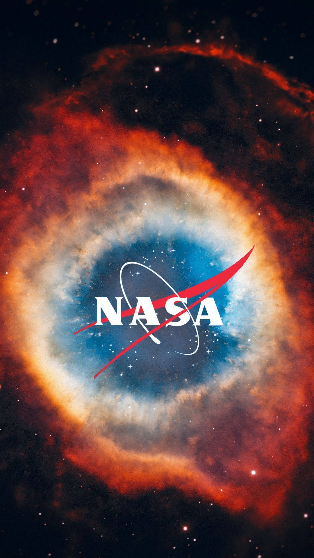 NASAn logo sumutyylillä iPhoneen Taustakuvat