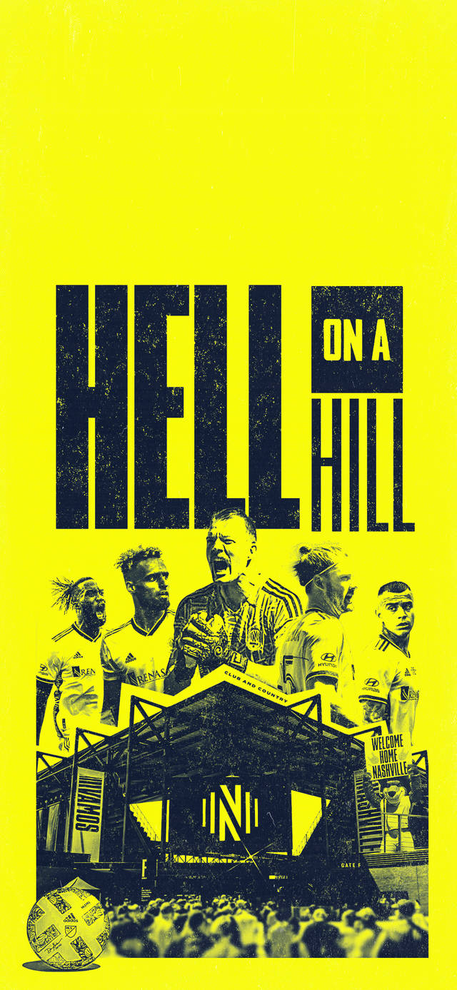 Nashville SC Helvetti Mäellä Taustakuvat
