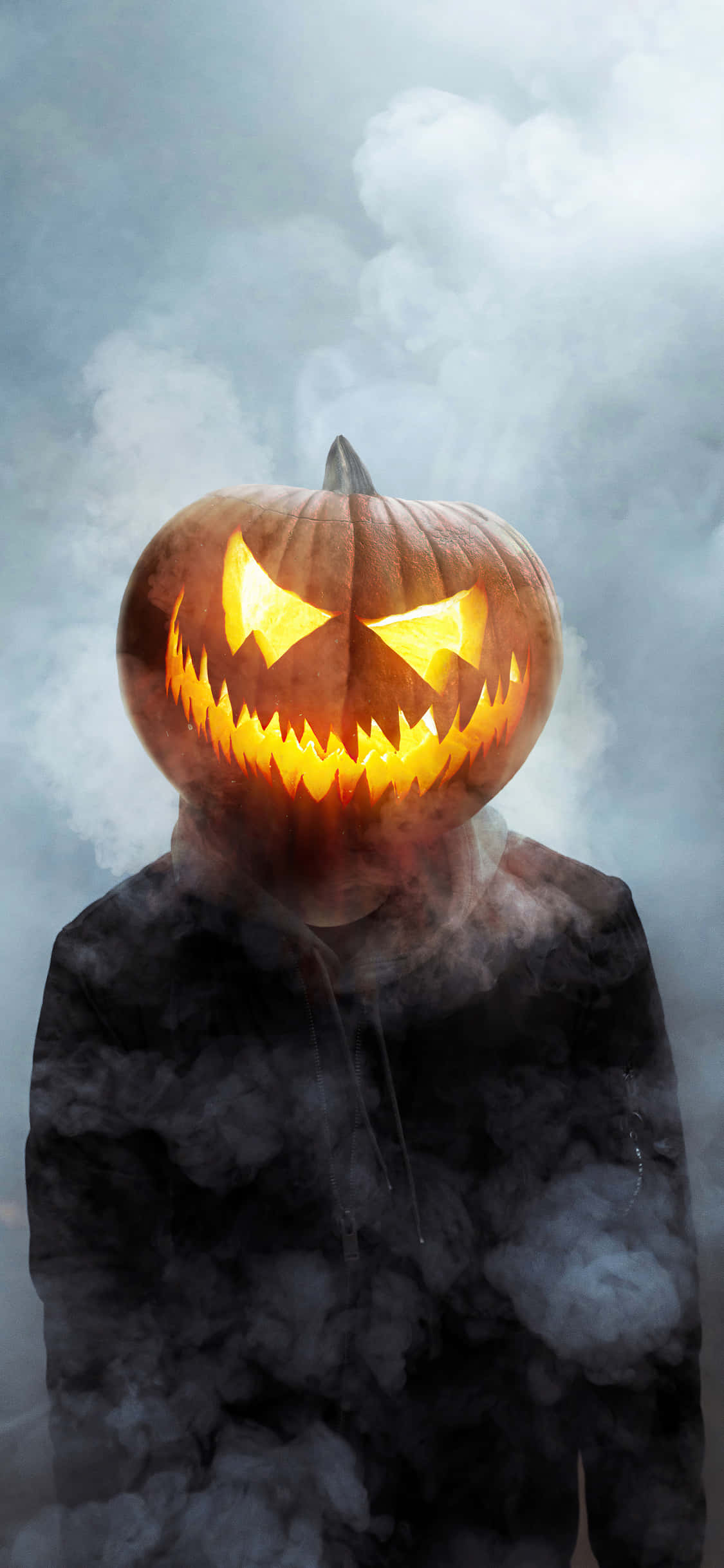 Naurava kurpitsalyhty iPhone Halloween tausta Taustakuvat