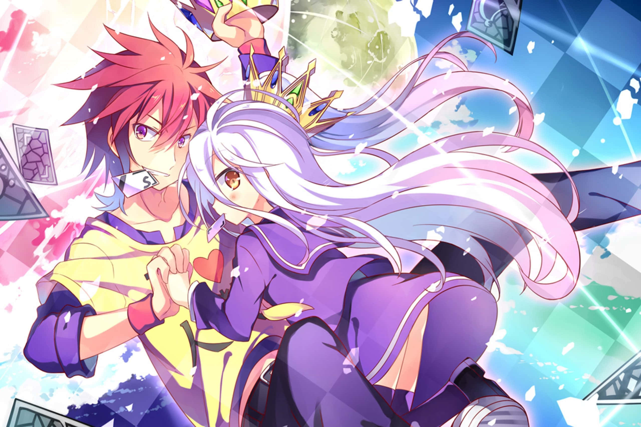 Nauti ainutlaatuisesta ja jännittävästä No Game No Life -kokemuksesta Taustakuvat