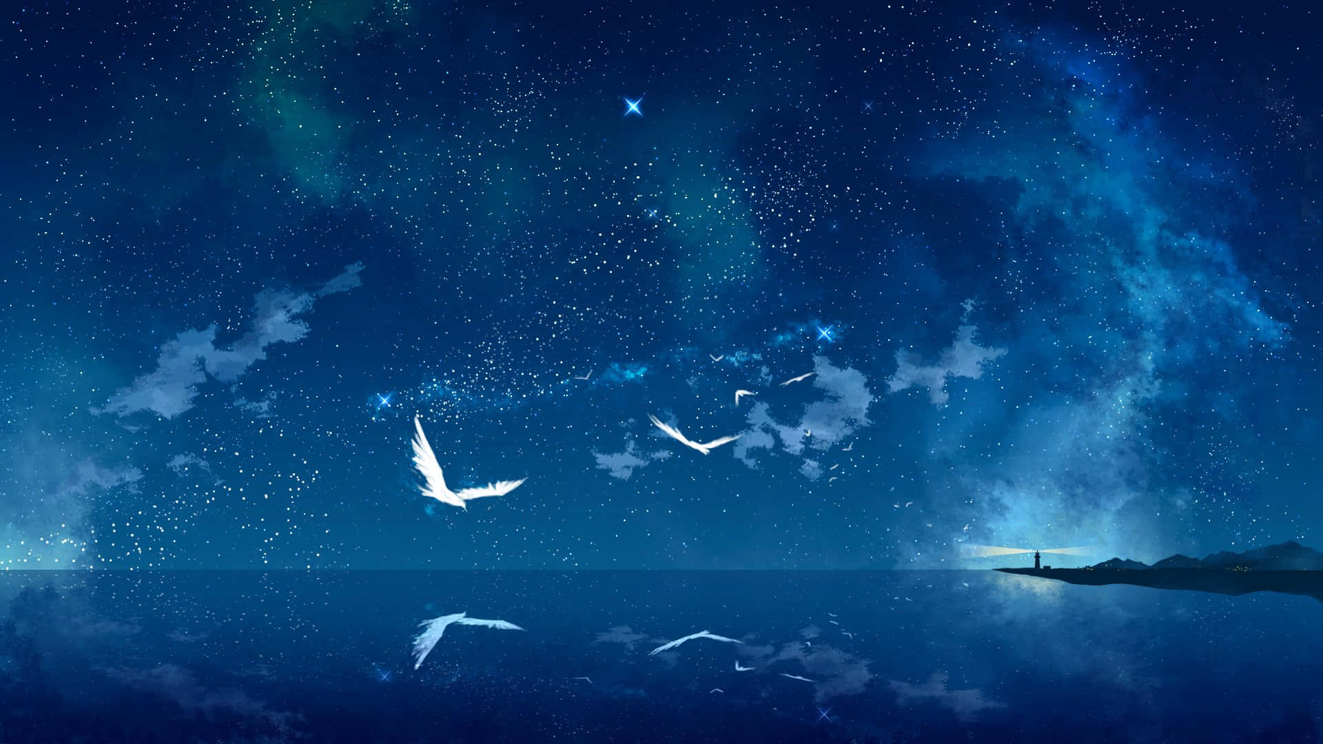 Nauti Anime-maiseman upeasta kauneudesta Taustakuvat