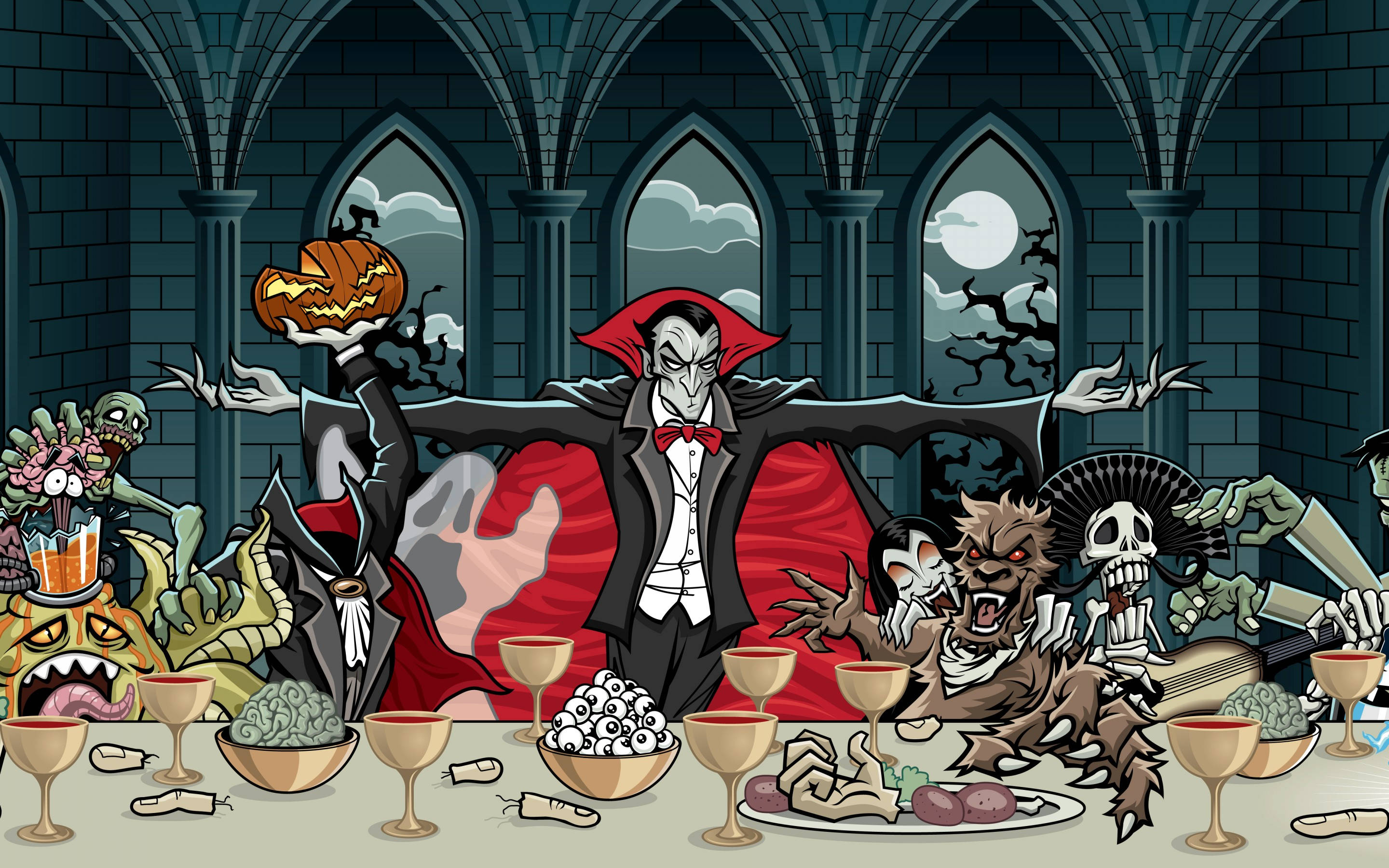 Nauti karmivasta vampyyripidoista tänä halloweenina Taustakuvat