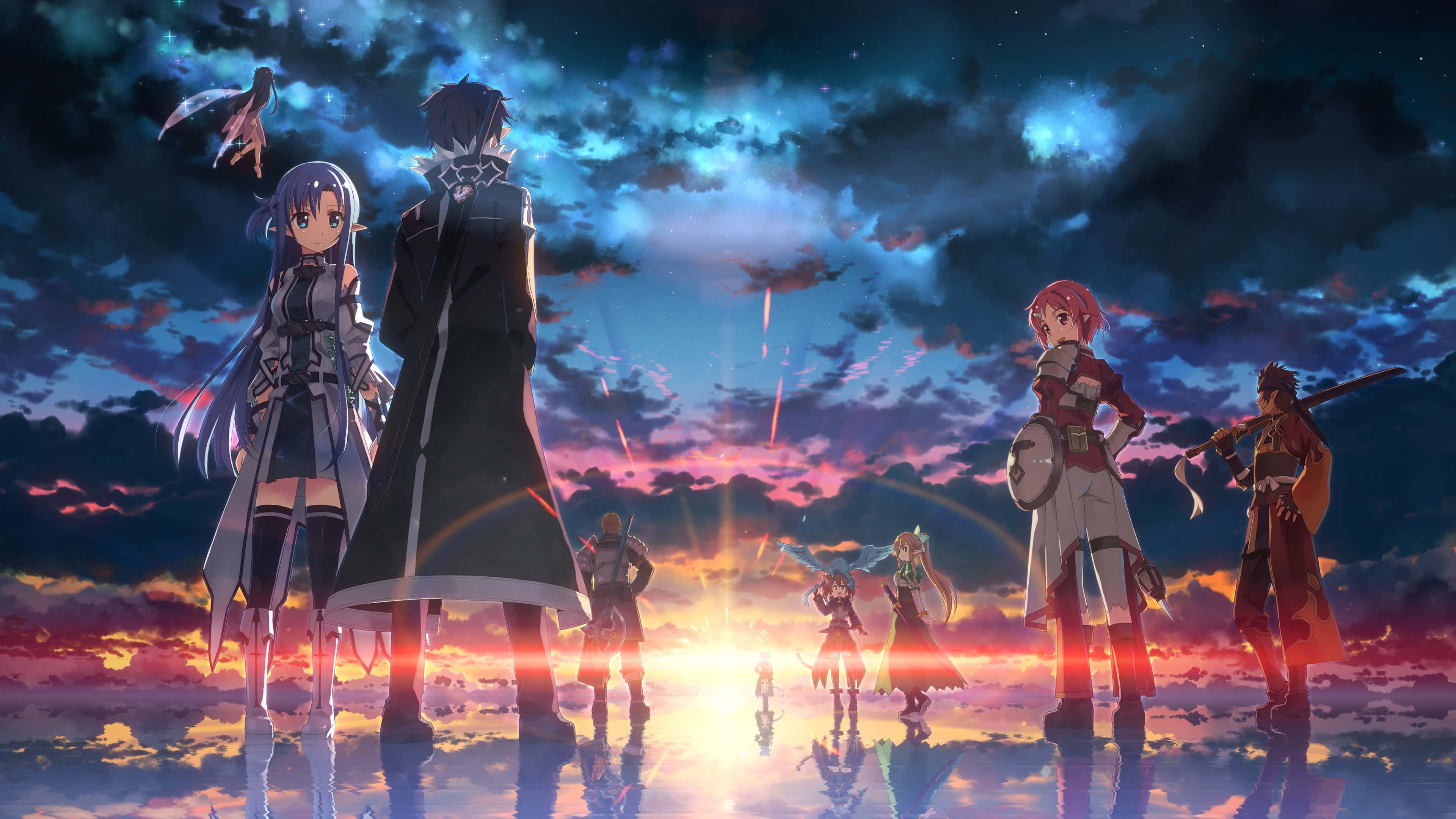 Nauti luonnon kauneudesta Anime 4K -taustakuvalla Taustakuvat