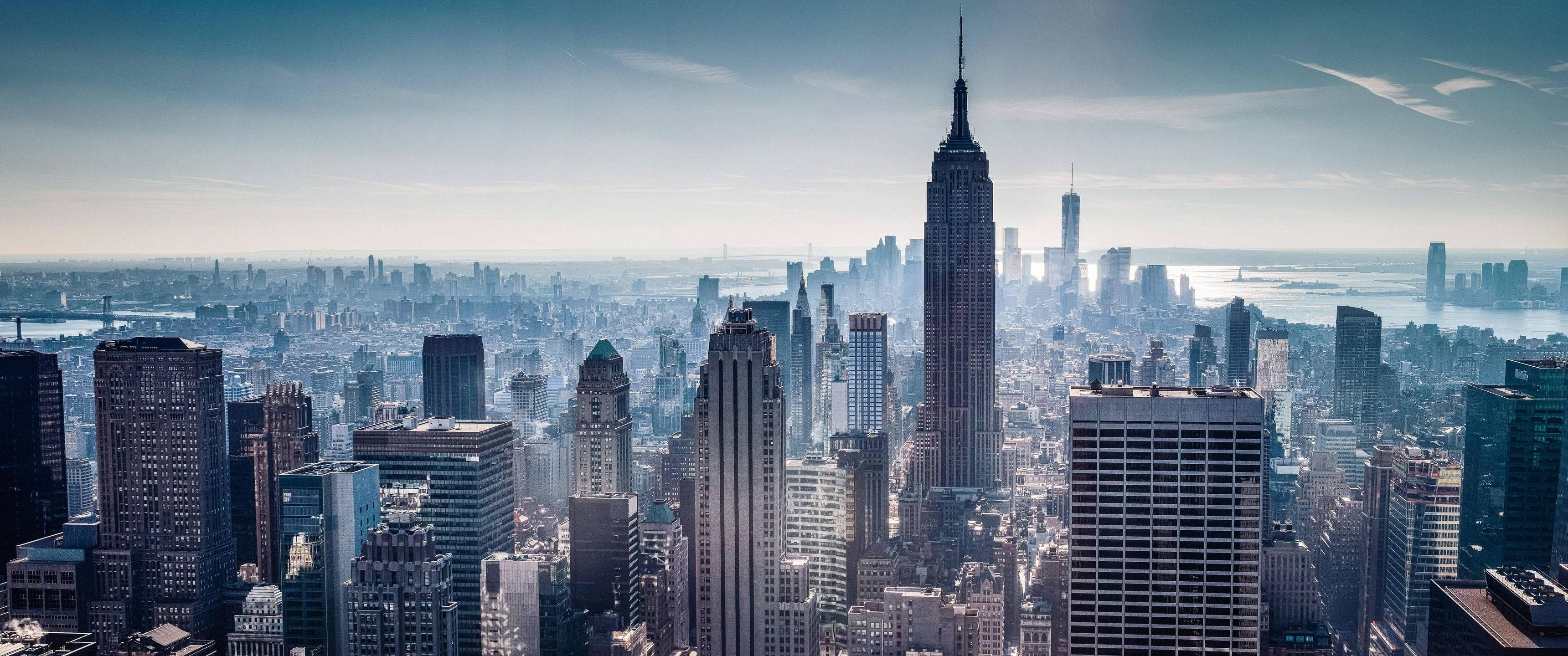 Nauti New Yorkin kaupunkimaisemasta 3440x1440-resoluutiossa Taustakuvat