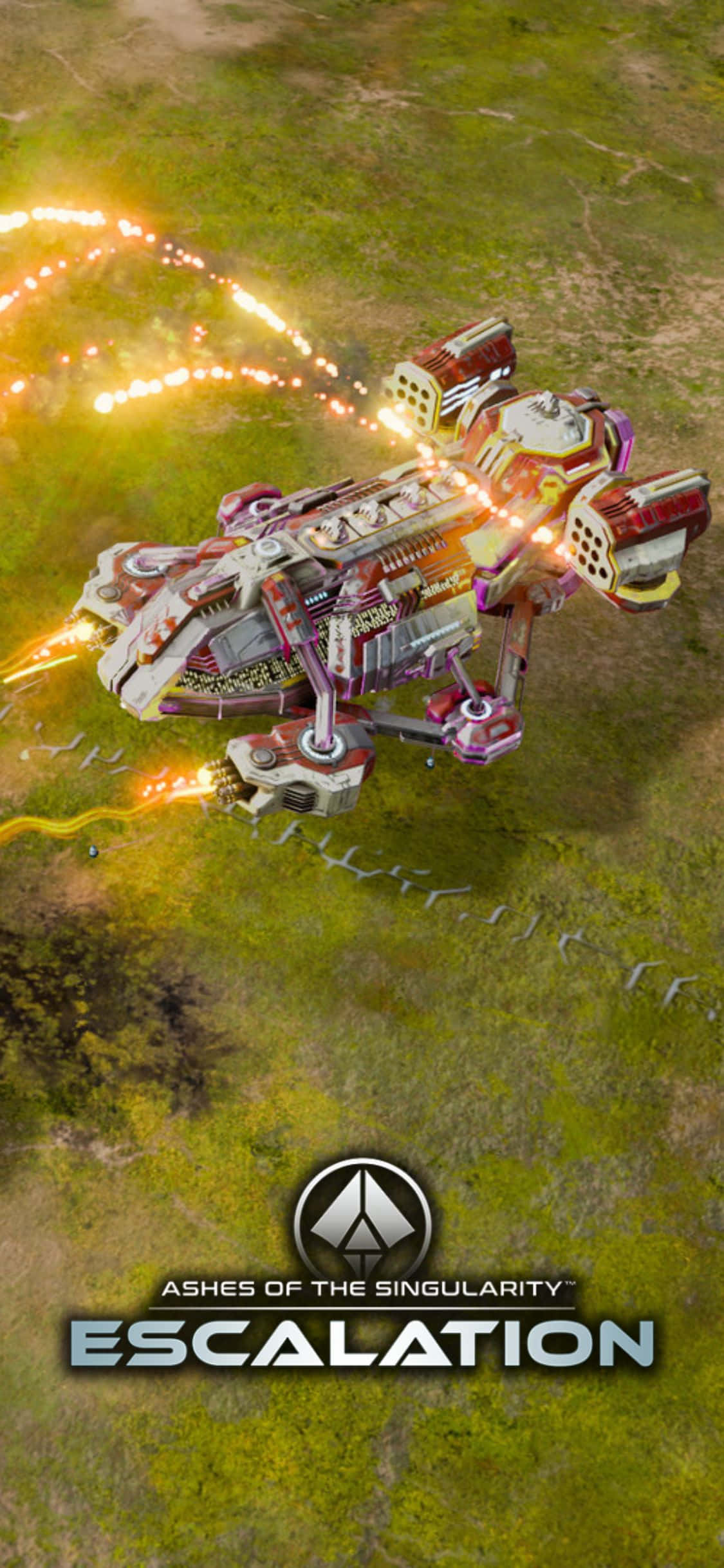 Nauti toiminnantäyteisestä pelikokemuksesta iPhone X:llä ja Ashes Of The Singularity Escalation -pelillä. Taustakuvat