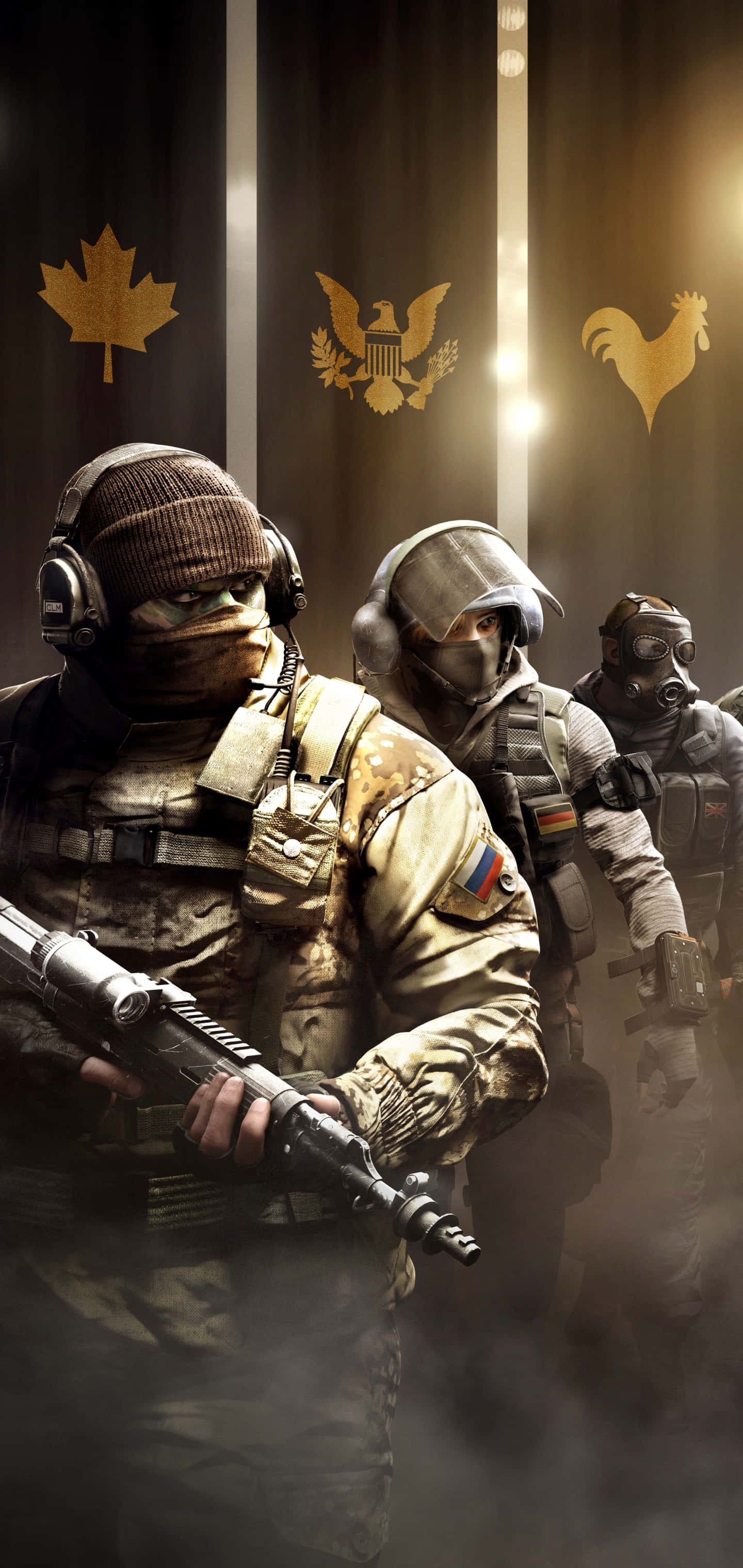Nauti upeista visuaaleista ja intensiivisestä moninpelitoiminnasta Android Rainbow Six Siegessä Taustakuvat