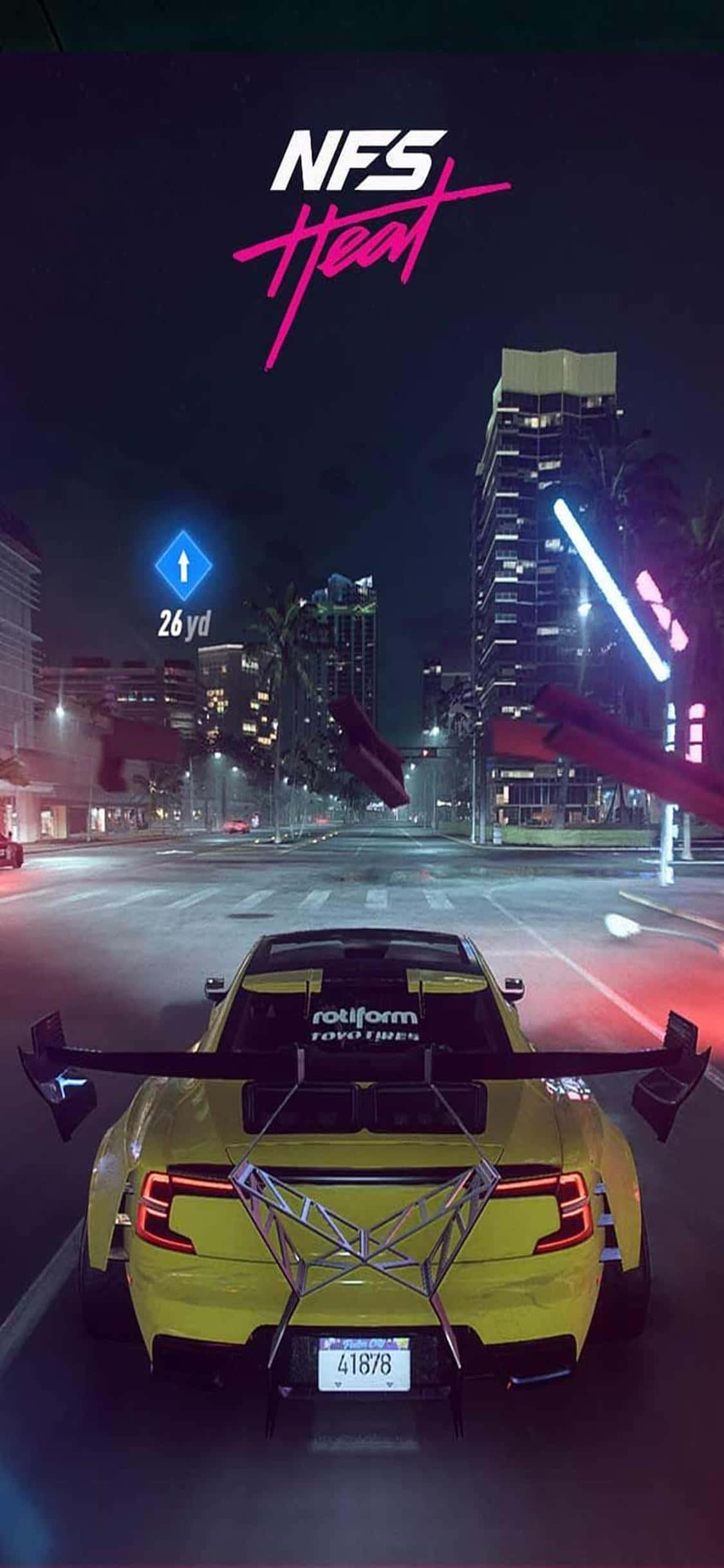 Nauti vauhdikkaasta kyydistä Need for Speed Heatilla iPhonellasi Xs Taustakuvat