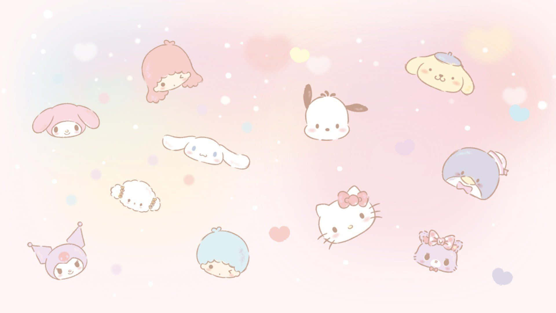 Näytä Sanrio-henkesi tällä hauskalla ja värikkällä taustakuvalla Taustakuvat