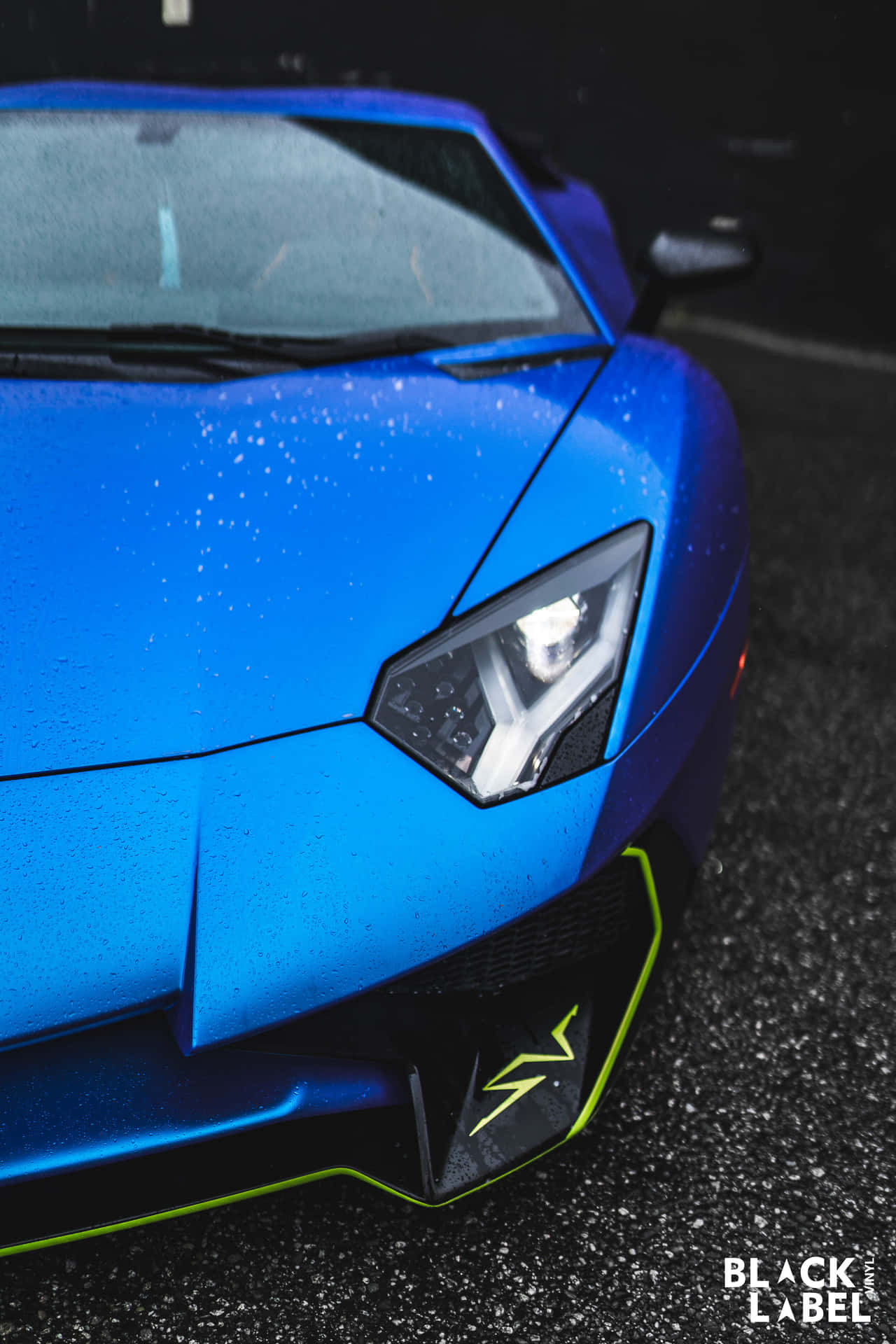 Sininen Lamborghini iPhone — Superautot Taustakuvat