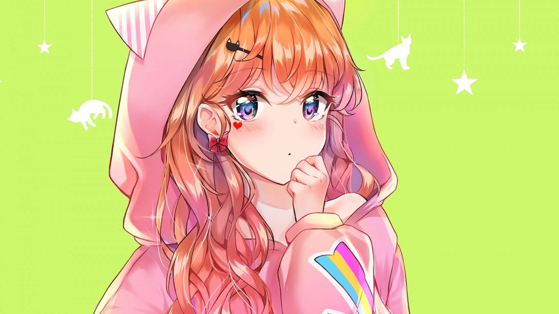 Näytä tyylikkäältä tyylikkäässä anime-hupparissa Taustakuvat