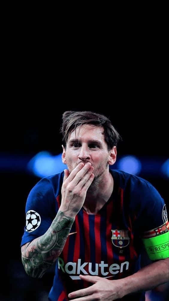 Näytä uskollisuutesi Messi iPhonella Taustakuvat