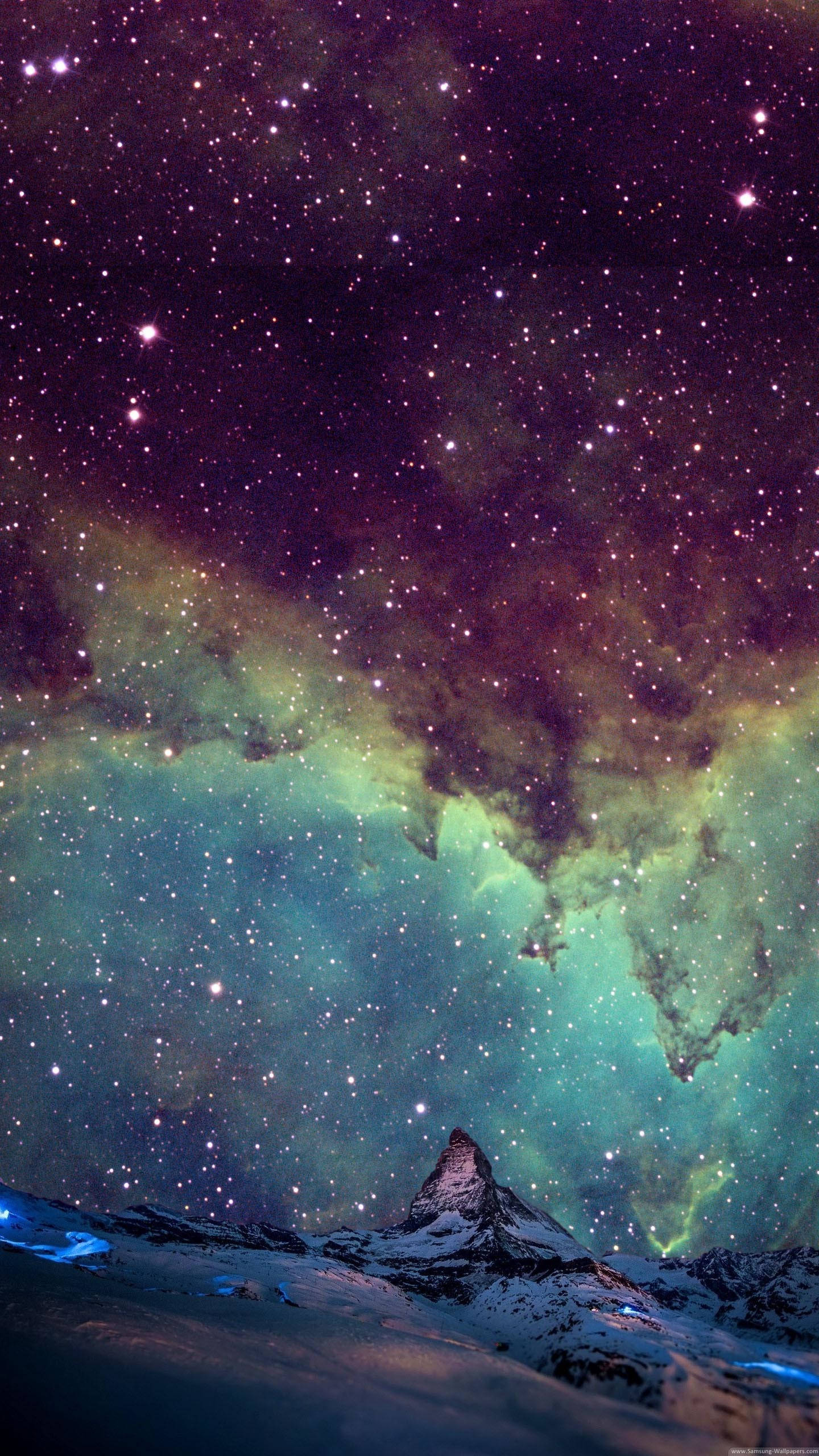 Nebulas ja galaksi puhelimessa Taustakuvat