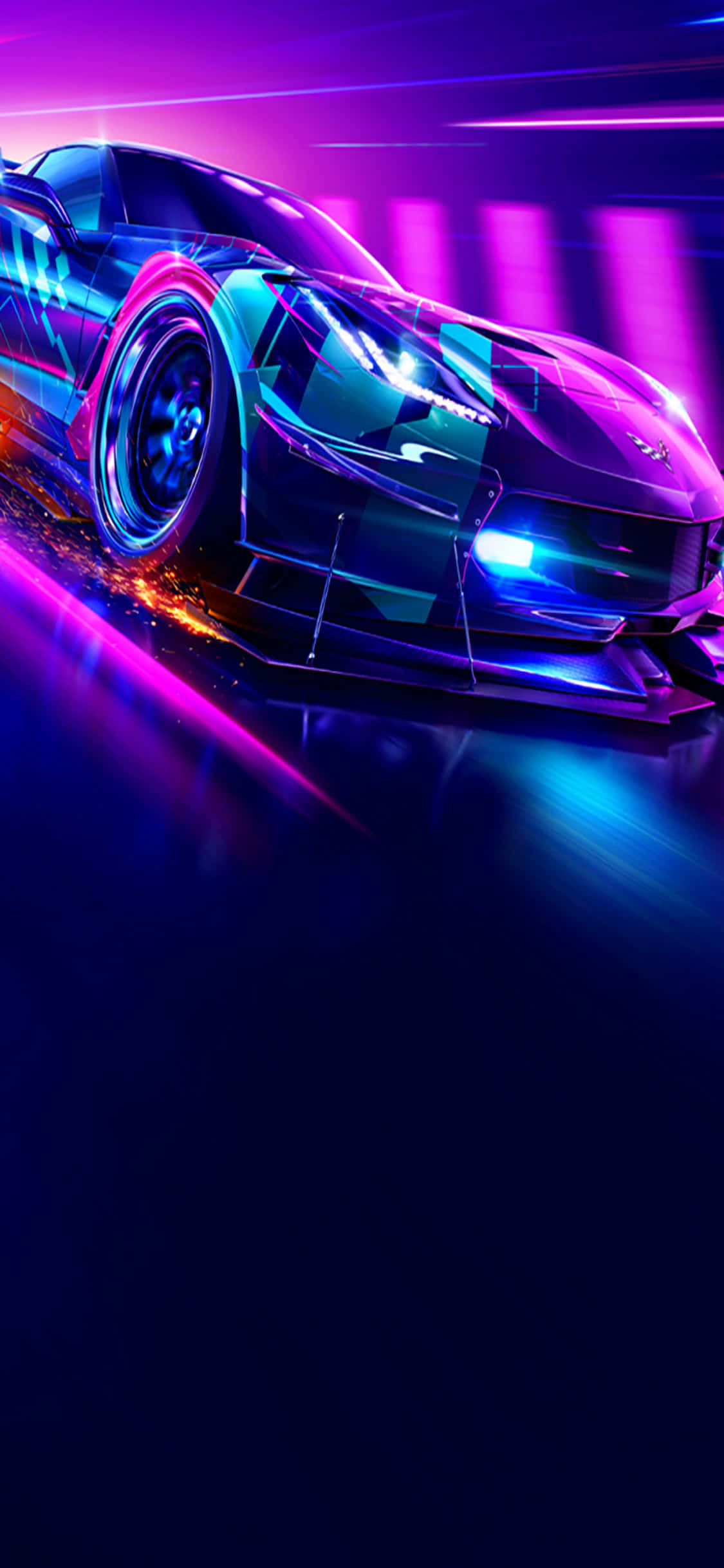 Need for Speed Heat sytyttää kilpa-ajoskenen iPhone Xs:llä Taustakuvat