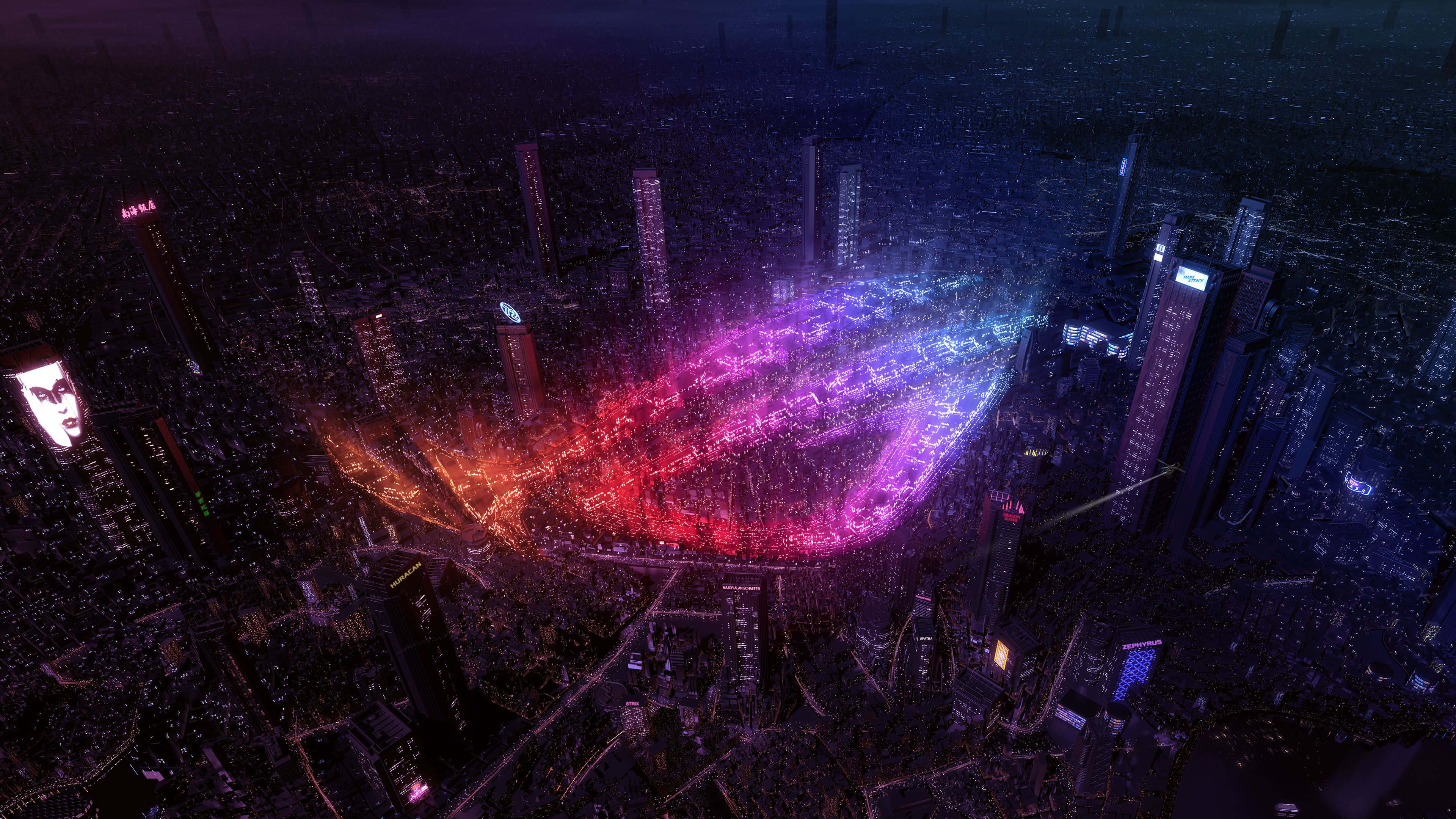 Neon City -tausta Taustakuvat