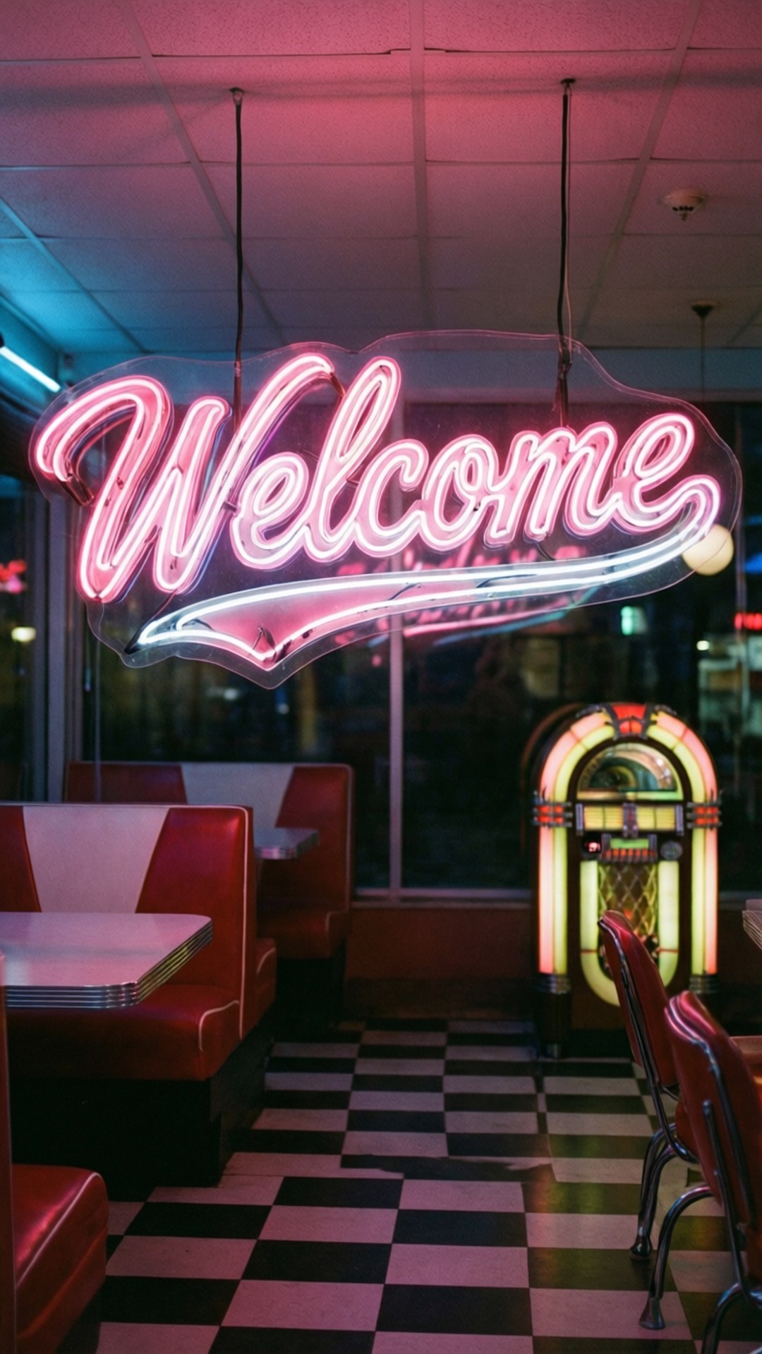 Neon-Diner-Tervetuloa Taustakuvat