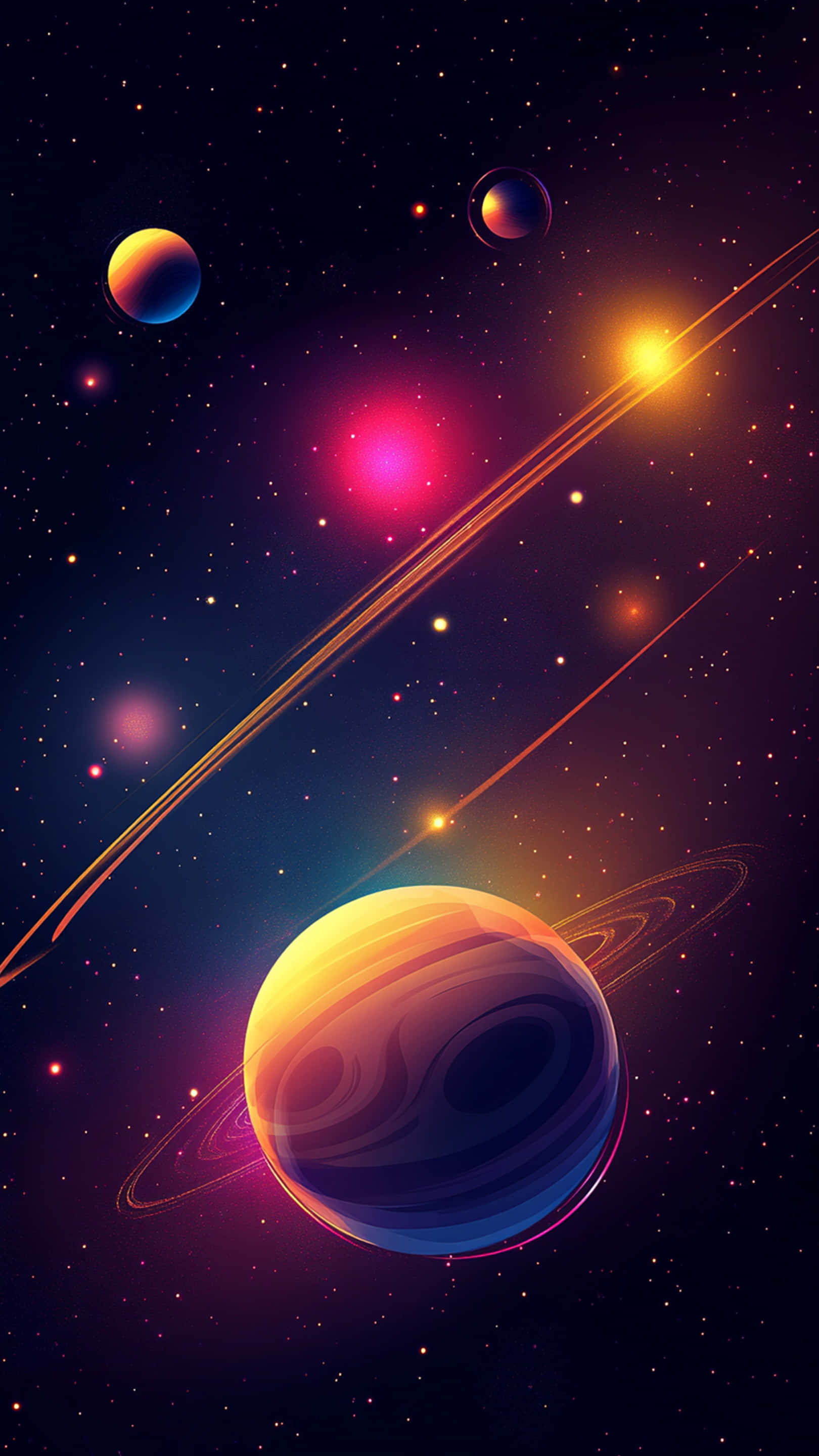 Neon Galaxyn taustakuva Taustakuvat