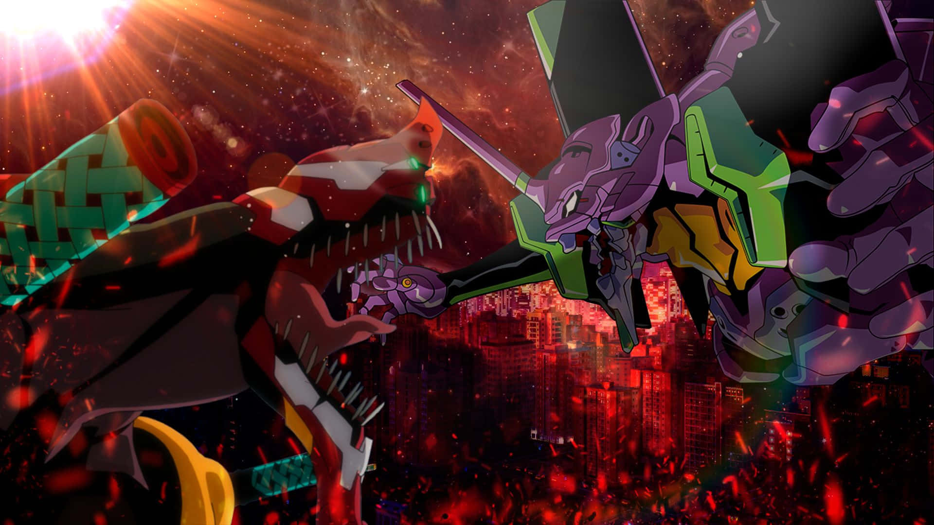 "Neon Genesis Evangelionin maailmaan tutustuminen" Taustakuvat