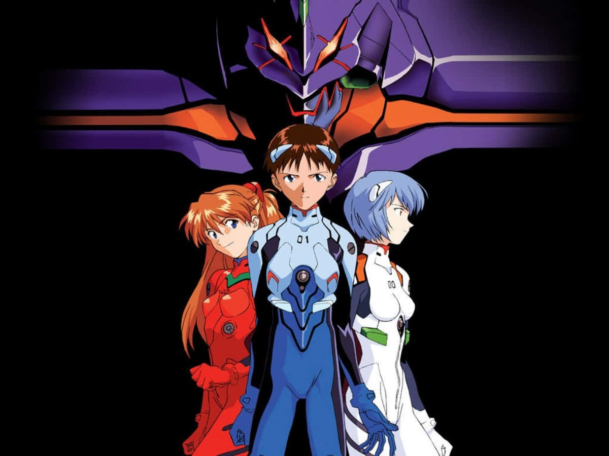 Neon Genesis Evangelionin päähenkilö Taustakuvat