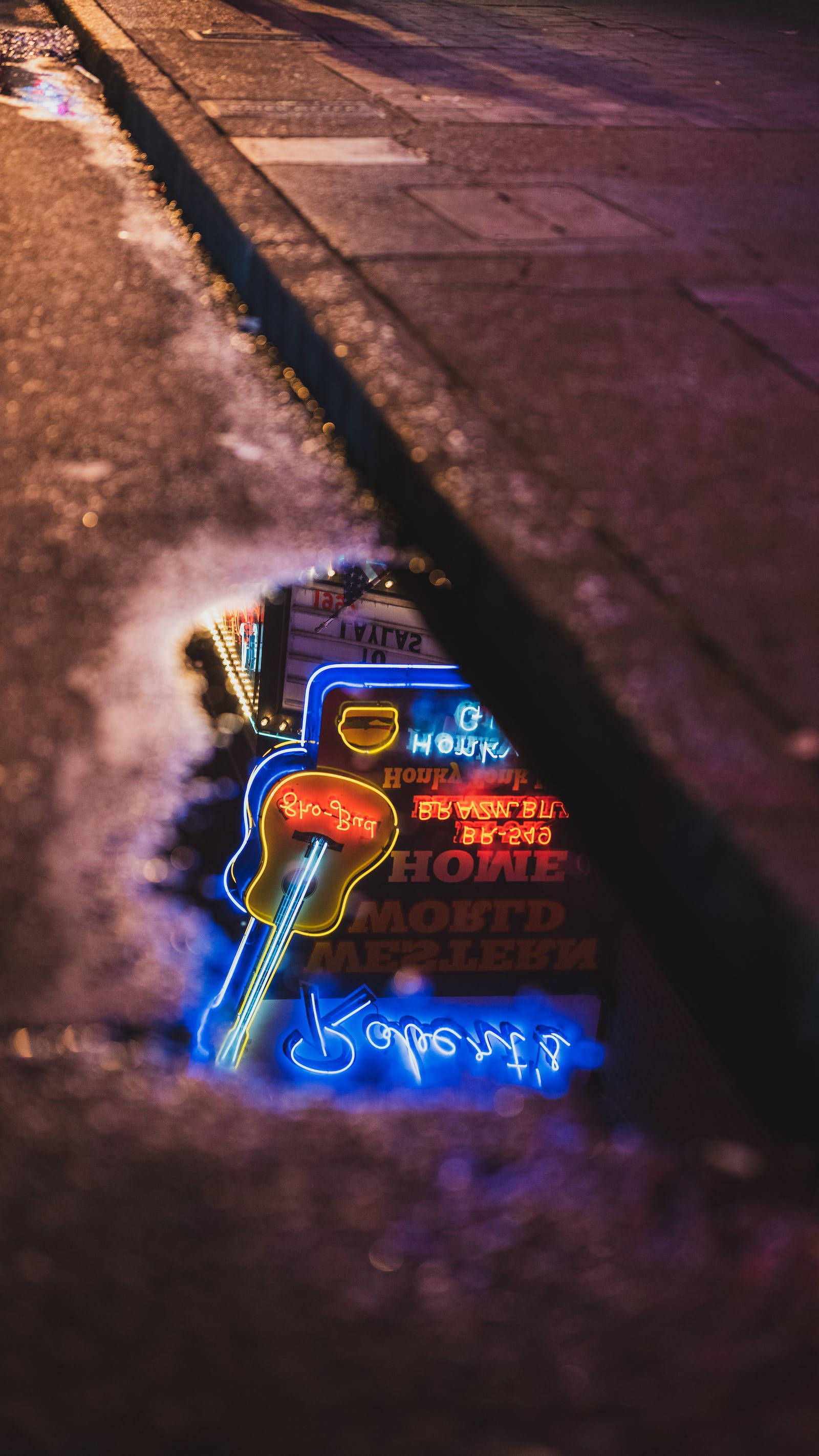 Neon-kyltin heijastus iPhone Taustakuvat