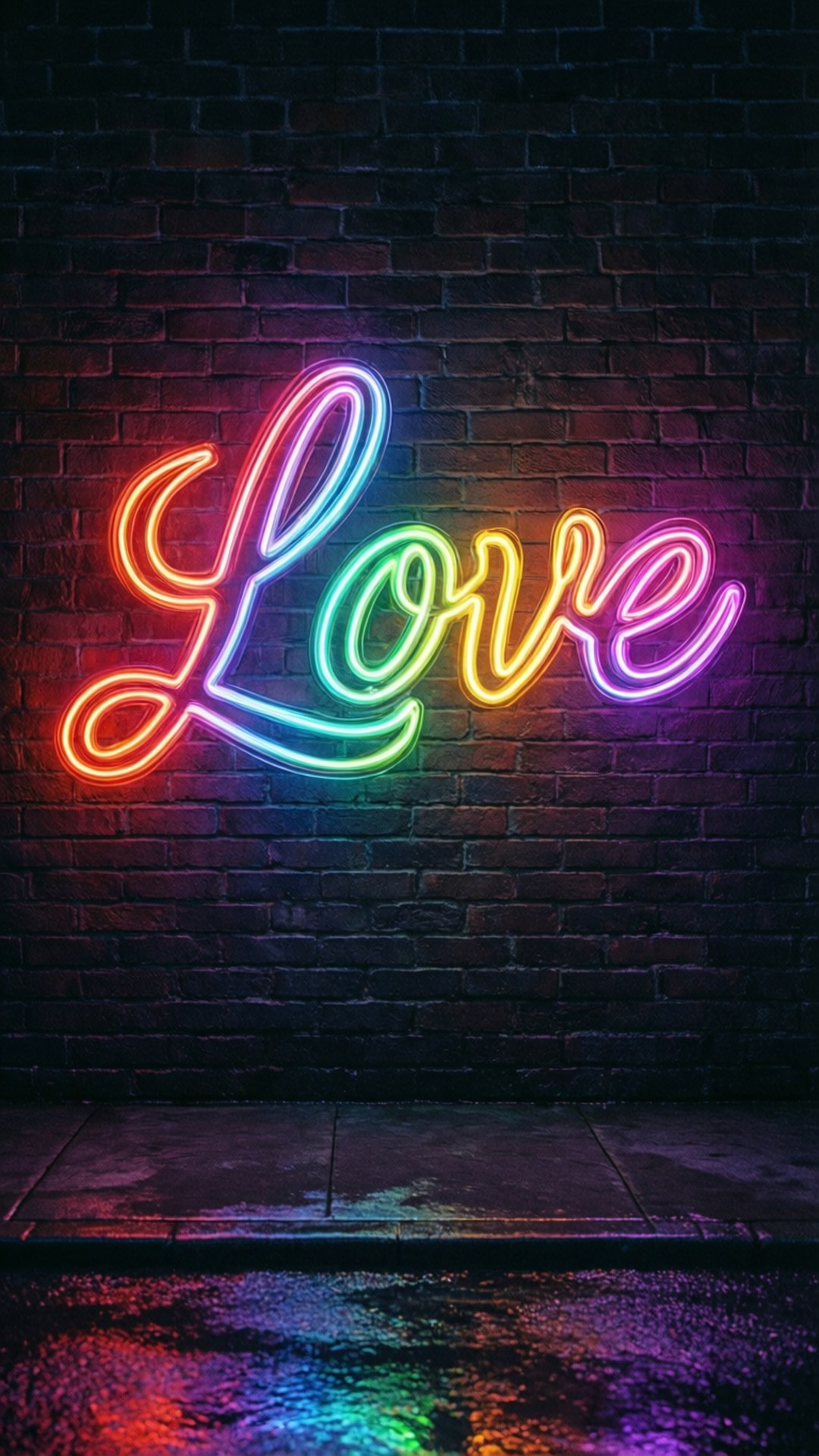 Neon Sateenkaari Rakkaus Taustakuvat