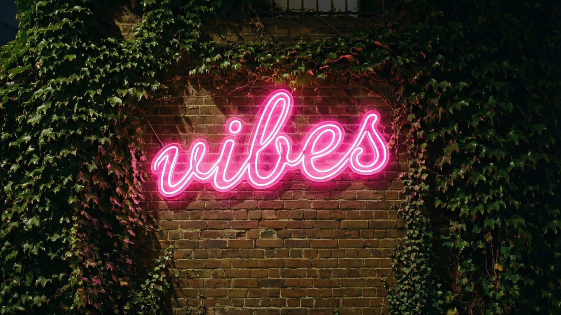 Neon Vibes -kyltti Taustakuvat