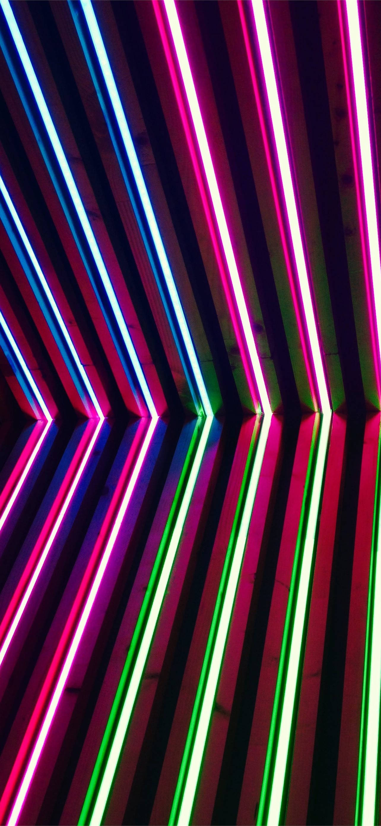 Neon Violetti iPhone Putkivalot Taustakuvat