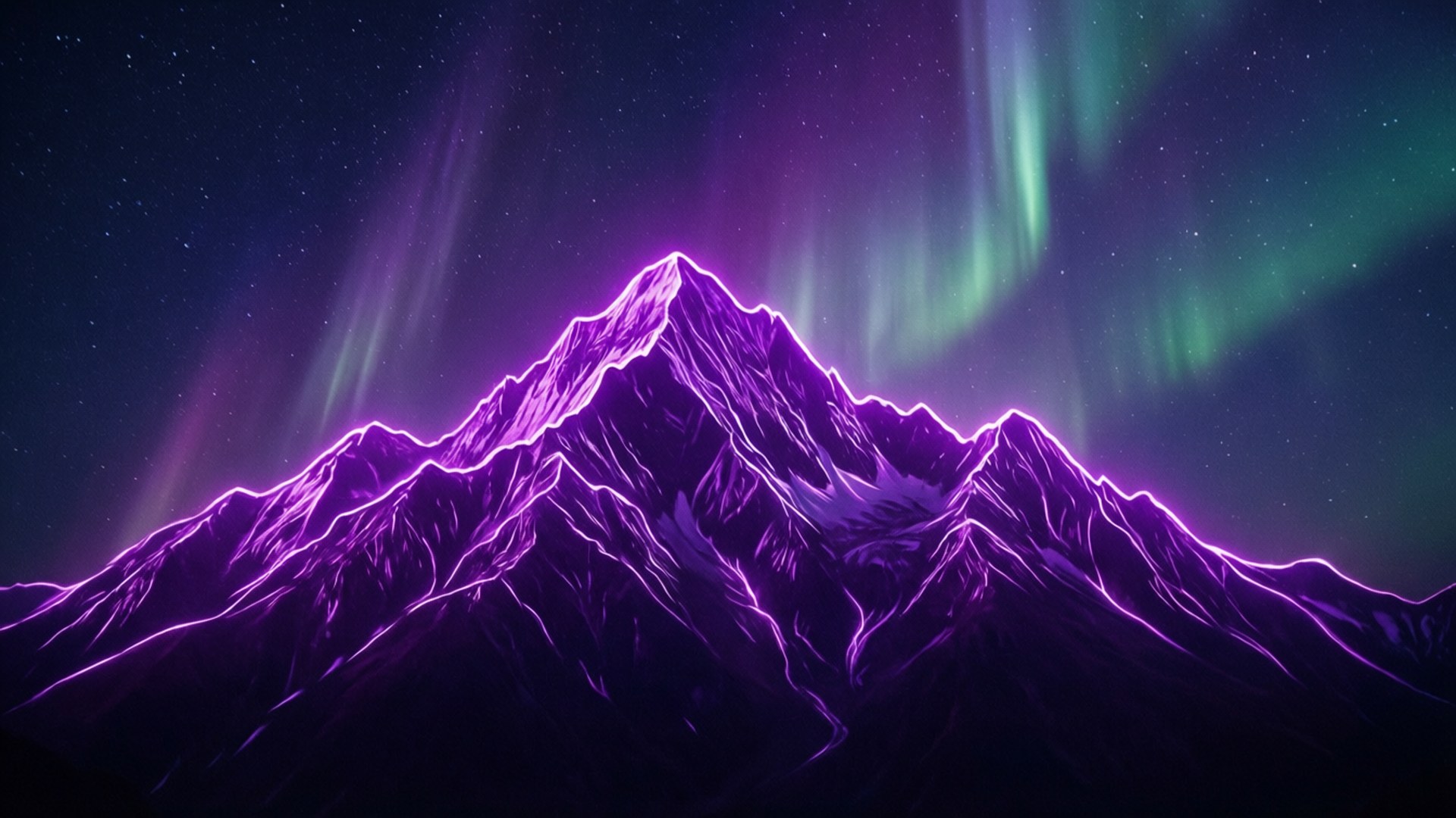Neonpurppuraiset vuoret Taustakuvat