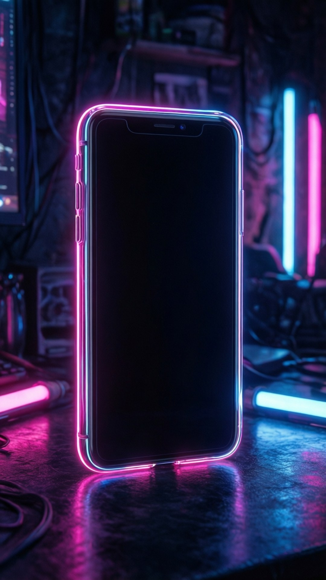 Neonreuna iPhone XR Taustakuvat